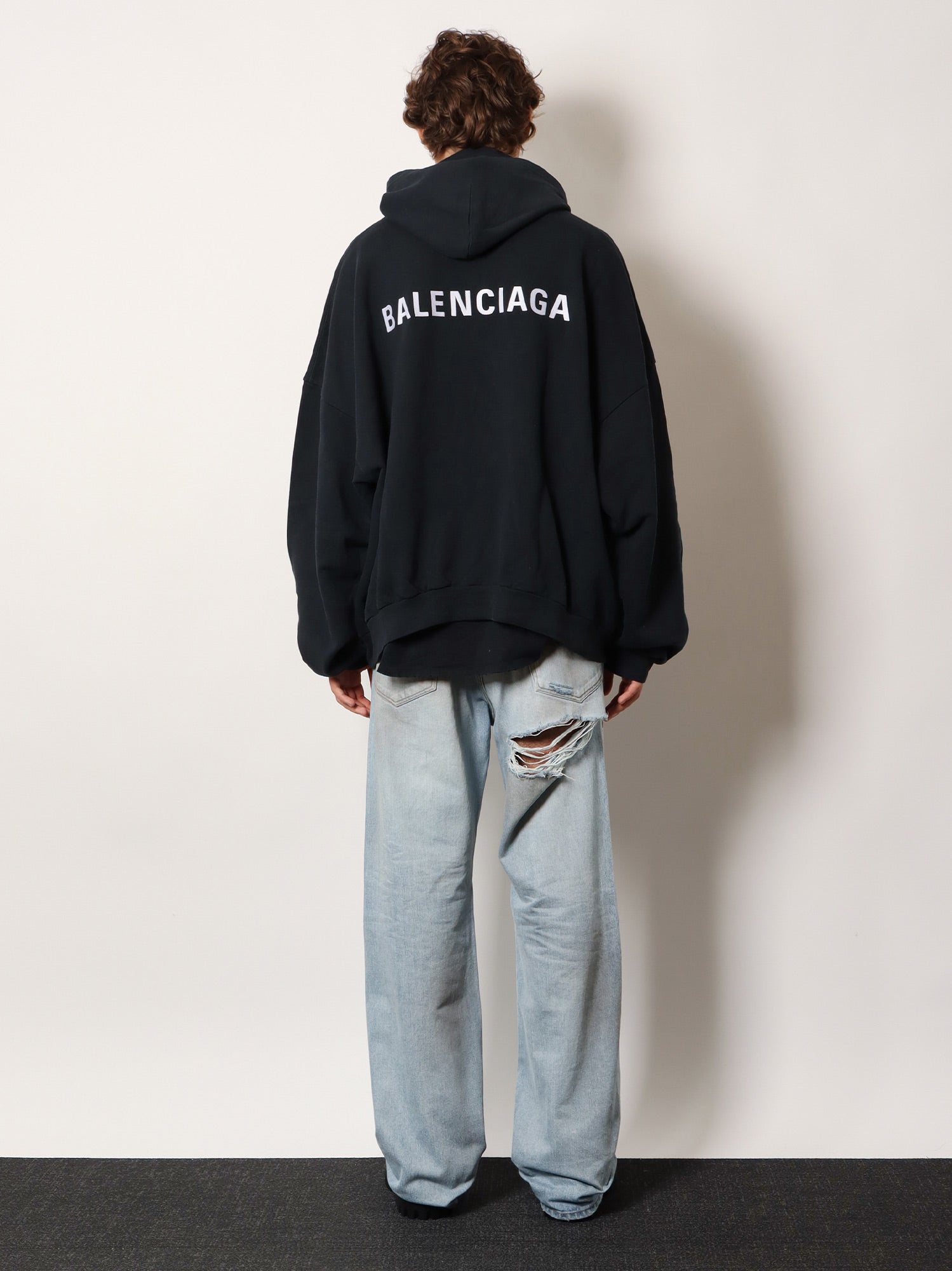 Balenciaga Cotton Hooded Sweatshirt