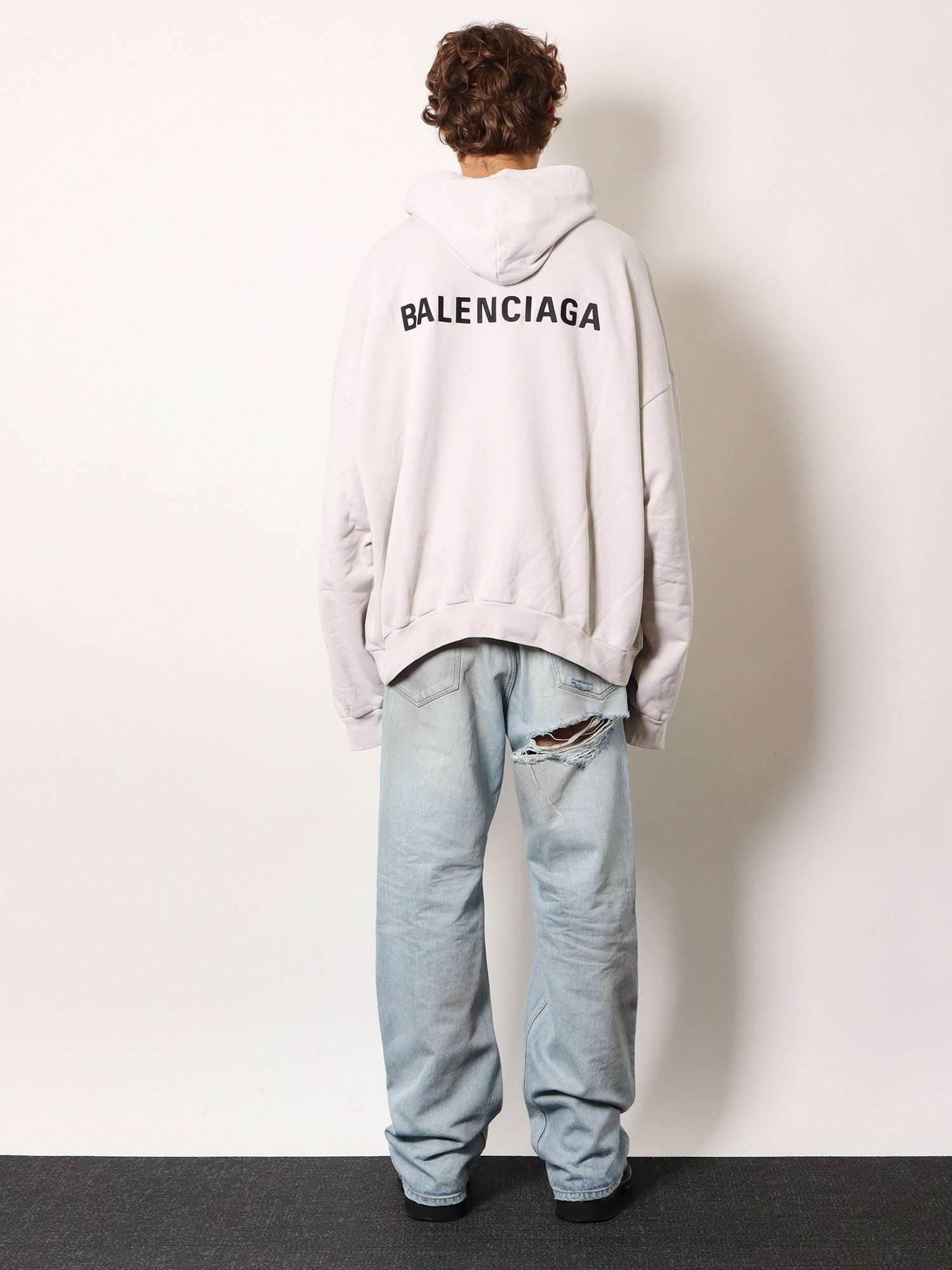Balenciaga Cotton Hooded Sweatshirt
