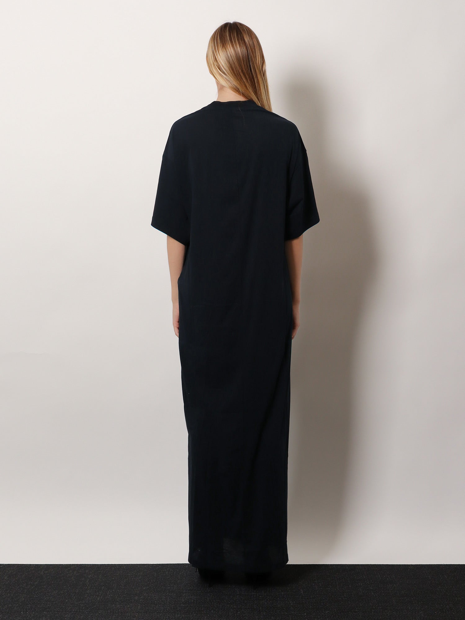 Balenciaga Cocoon Cotton Jersey Maxi Dress