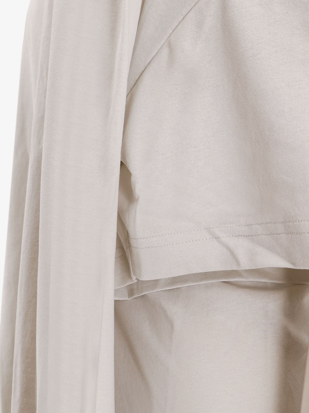 Balenciaga Cotton Jersey Semi Fitted Short Dress