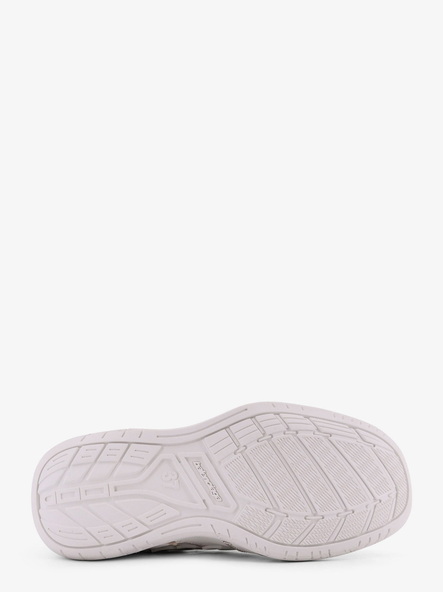 Balenciaga Hamptons Worn-out Leather Low-top Sneakers