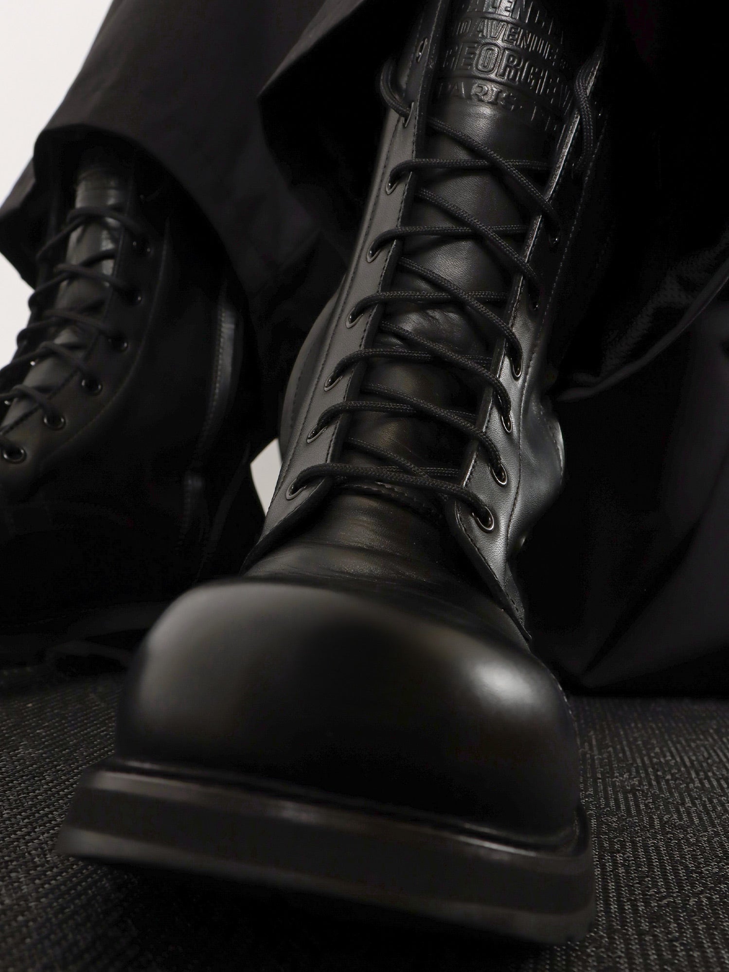 Balenciaga Leather Truck Boots