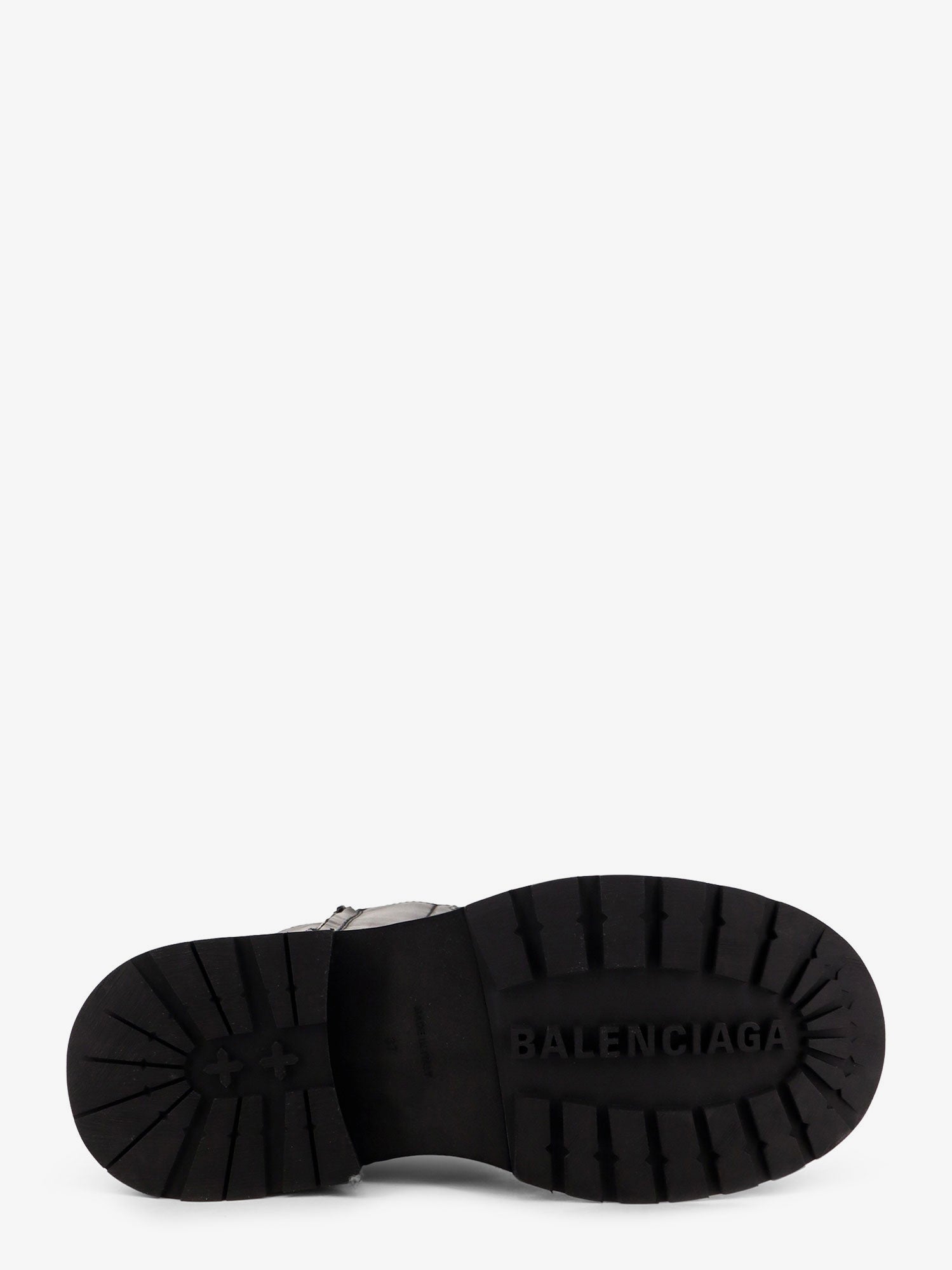 Balenciaga Leather Truck Laceup Boot