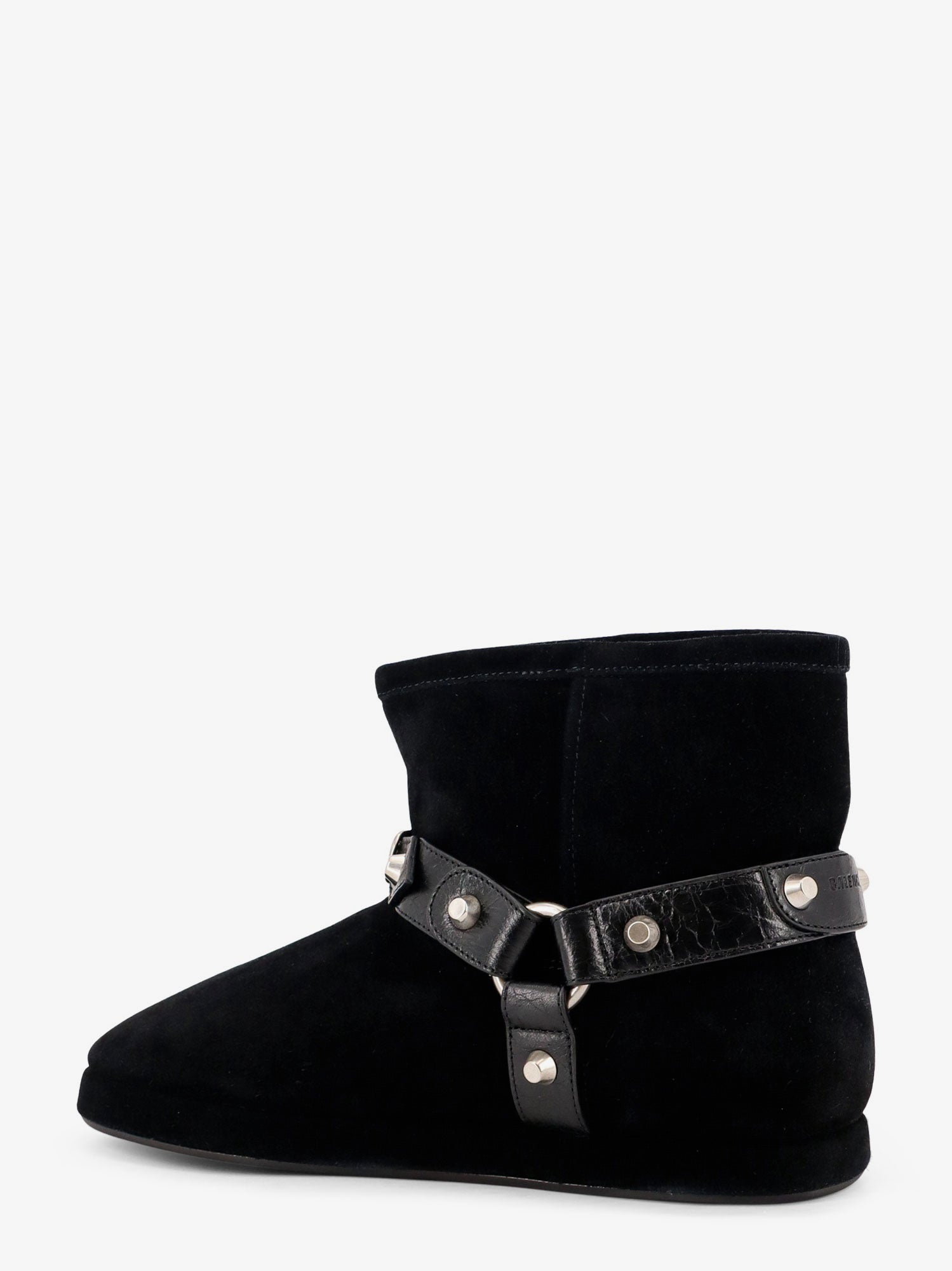 Balenciaga Leather And Wool Alaska Soft Bootie Boots