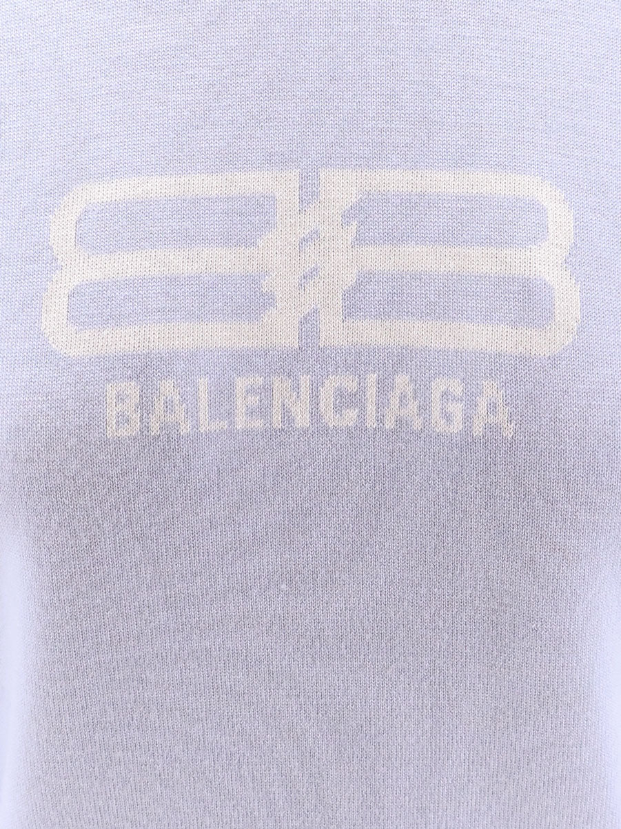 Balenciaga Wool And Cotton Blend Sweater