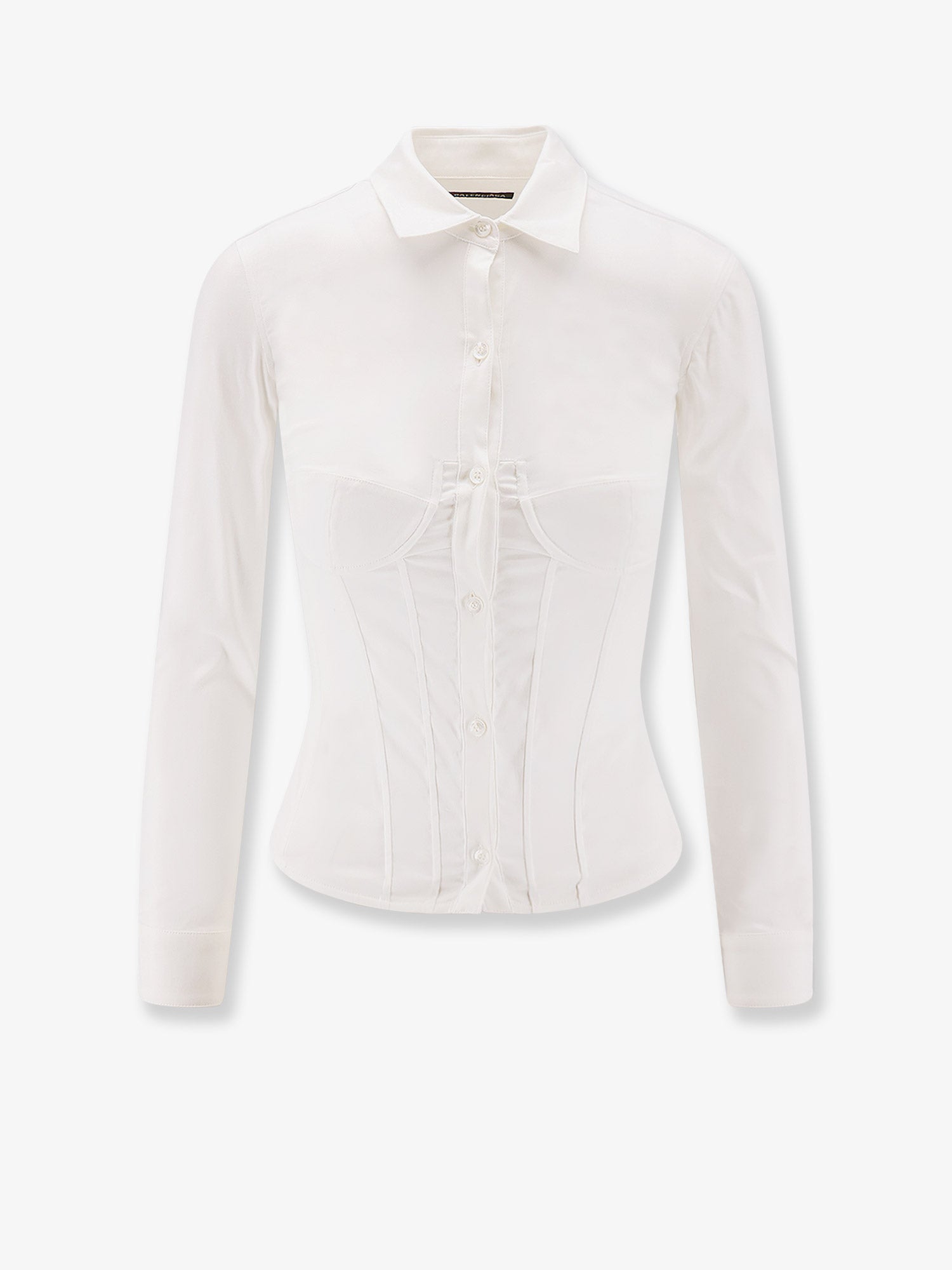 Balenciaga Cotton Blend Corset Shirt