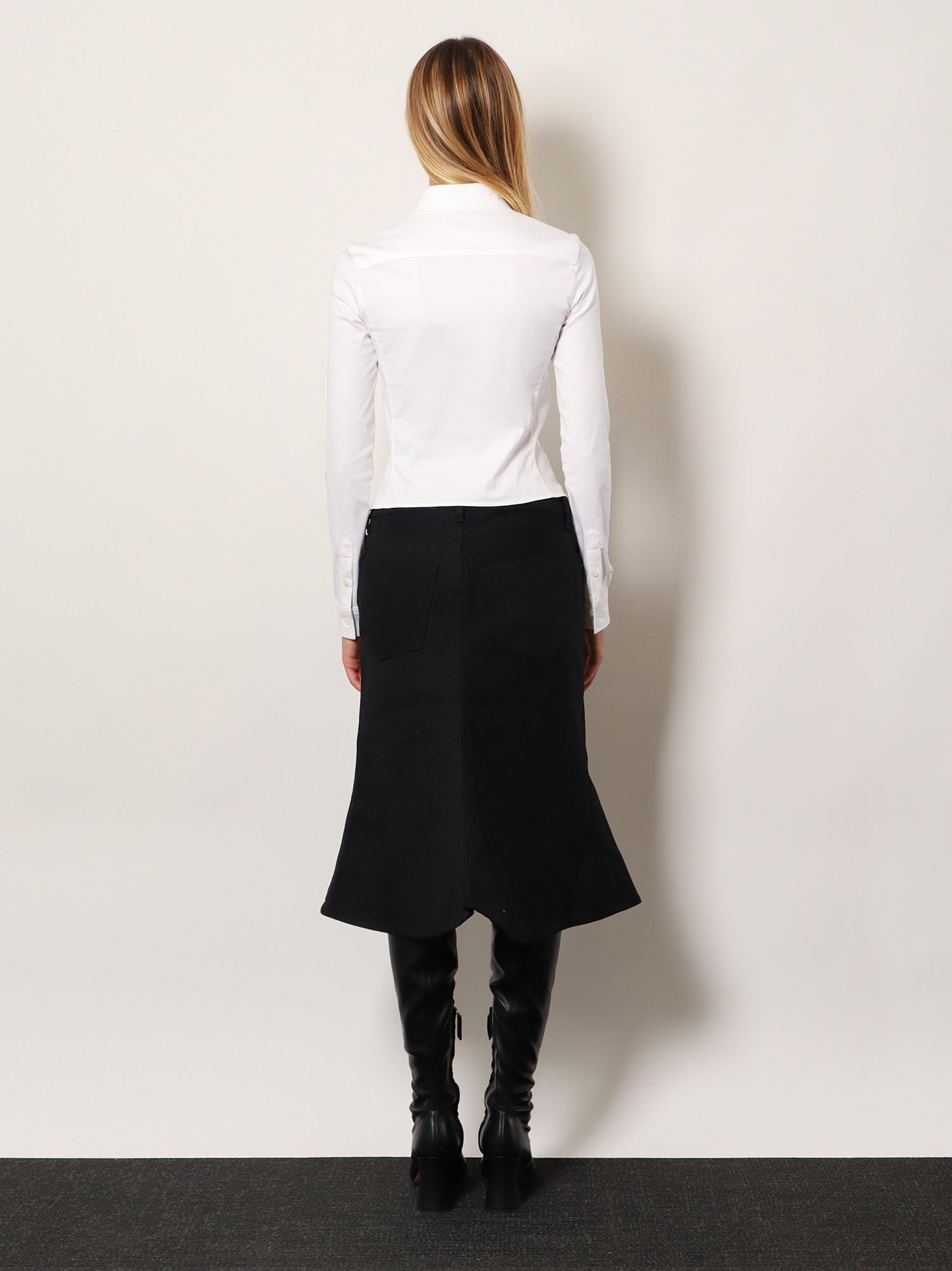 Balenciaga Cotton Midi Skirt