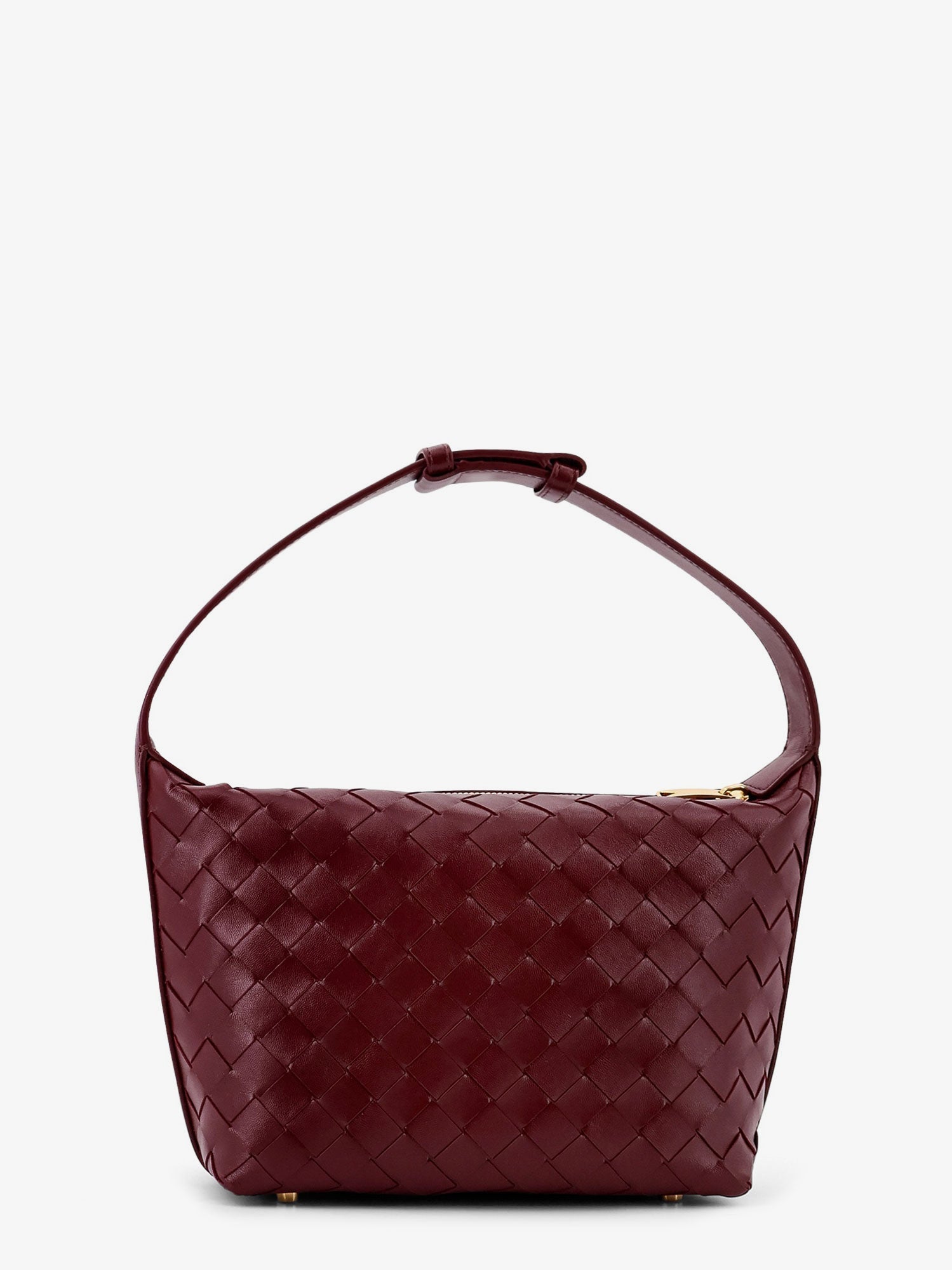 Bottega Veneta Wallace Leather Shoulder Bag With Intrecciato Motif