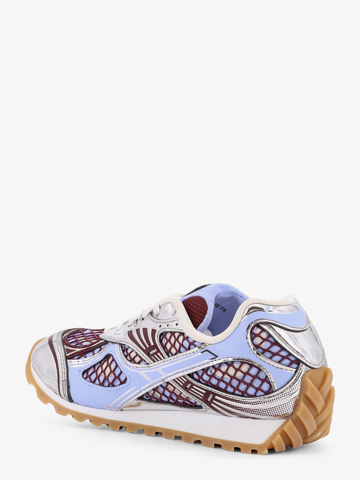 Bottega Veneta Orbit Leather And Mesh Sneakers
