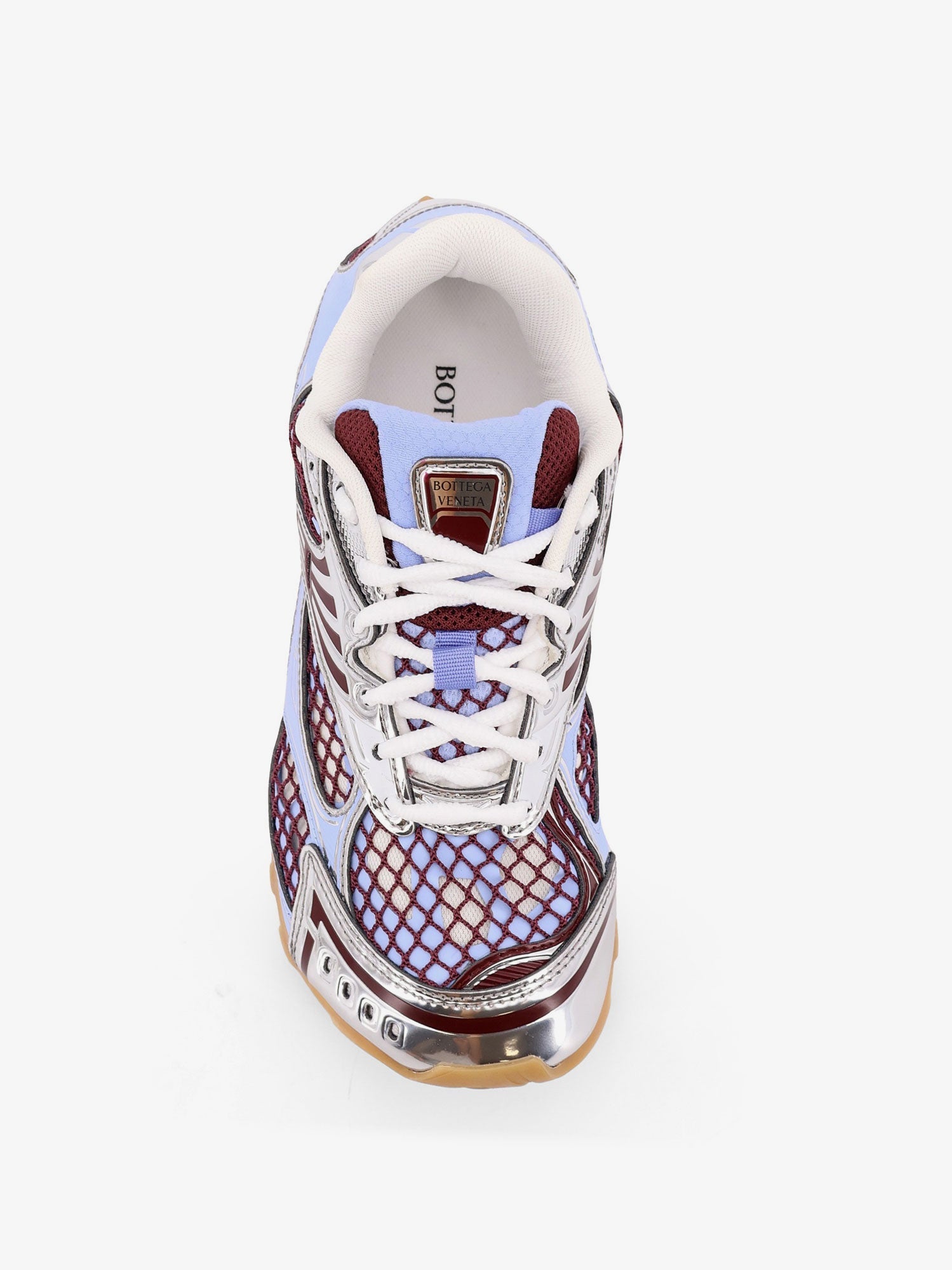 Bottega Veneta Orbit Leather And Mesh Sneakers