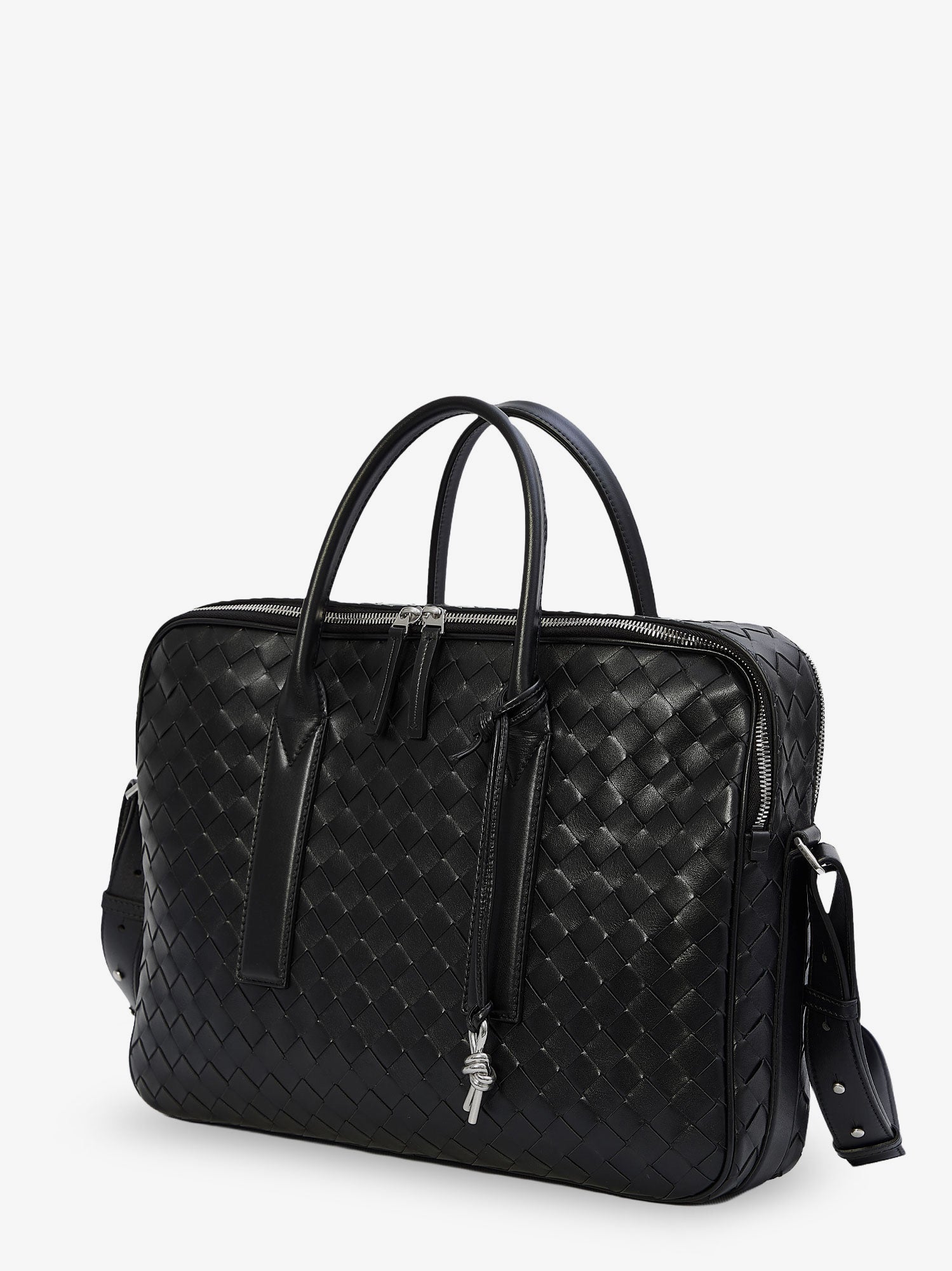Bottega Veneta Getaway Leather Briefcase