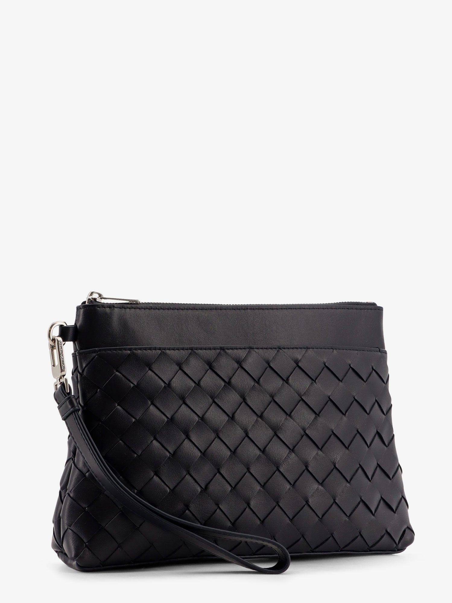 Bottega Veneta Intrecciato Prism Leather Pochette