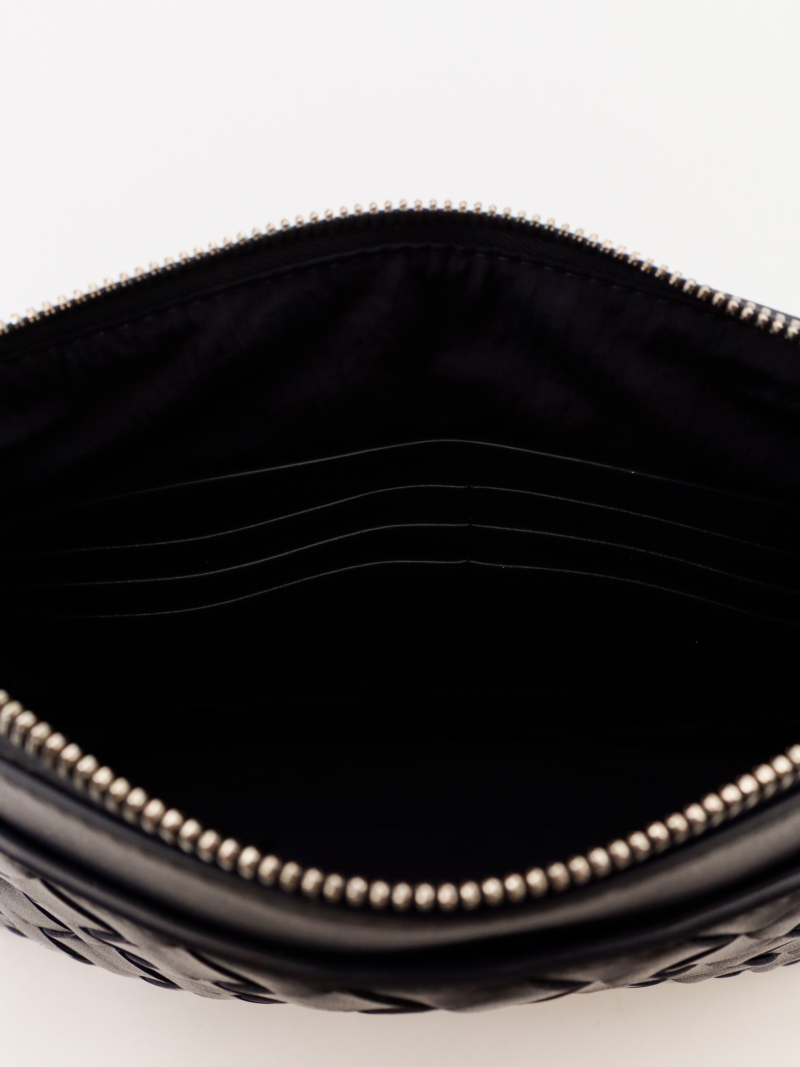 Bottega Veneta Intrecciato Prism Leather Pochette