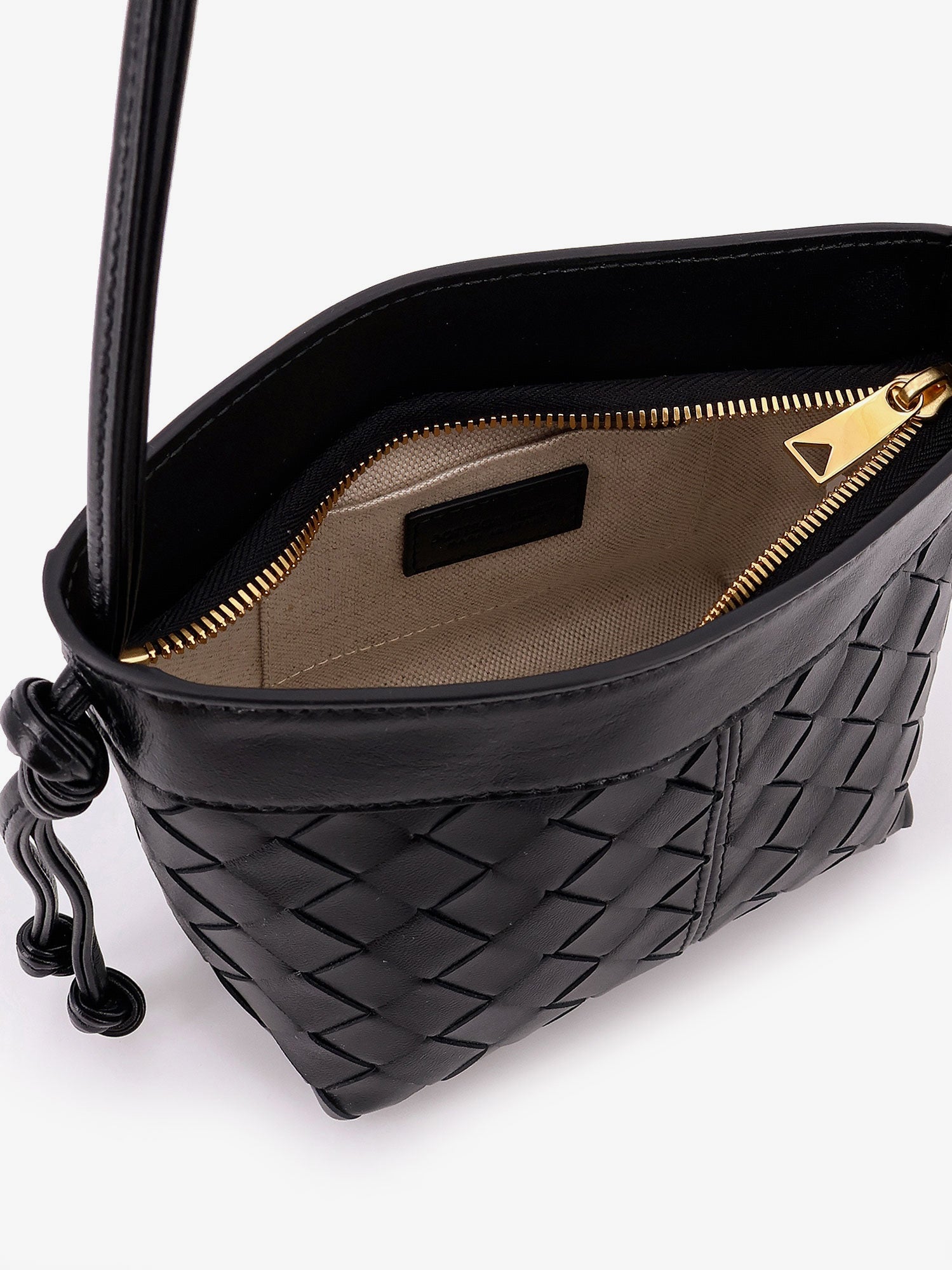 Bottega Veneta Pouch On Strap Leather Bag