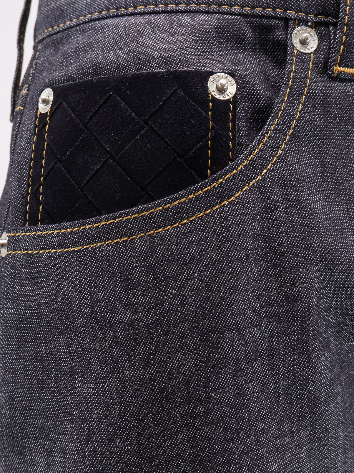 Bottega Veneta Turned Up Jeans With Straight Leg