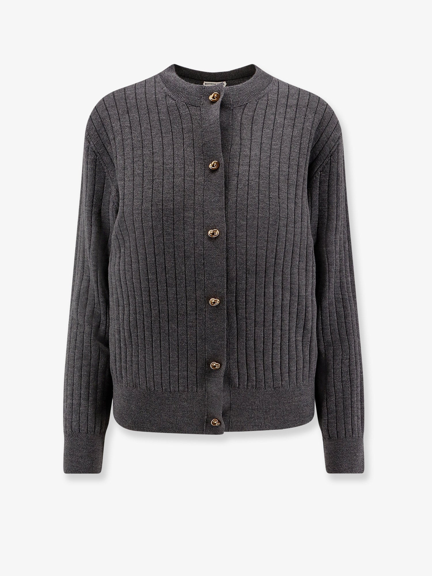 Bottega Veneta Ribbed Wool Cardigan