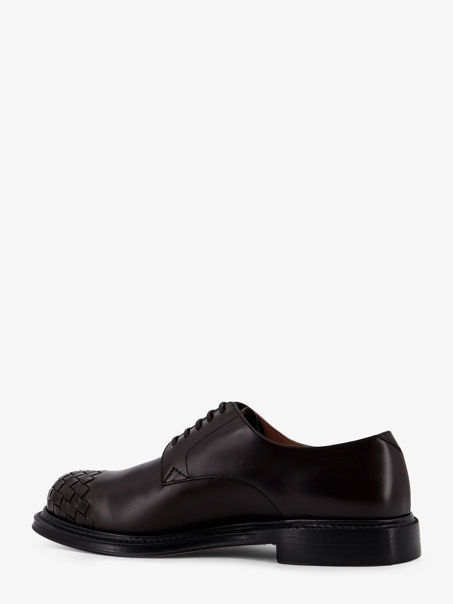 Bottega Veneta James Leather Lace-up Shoe