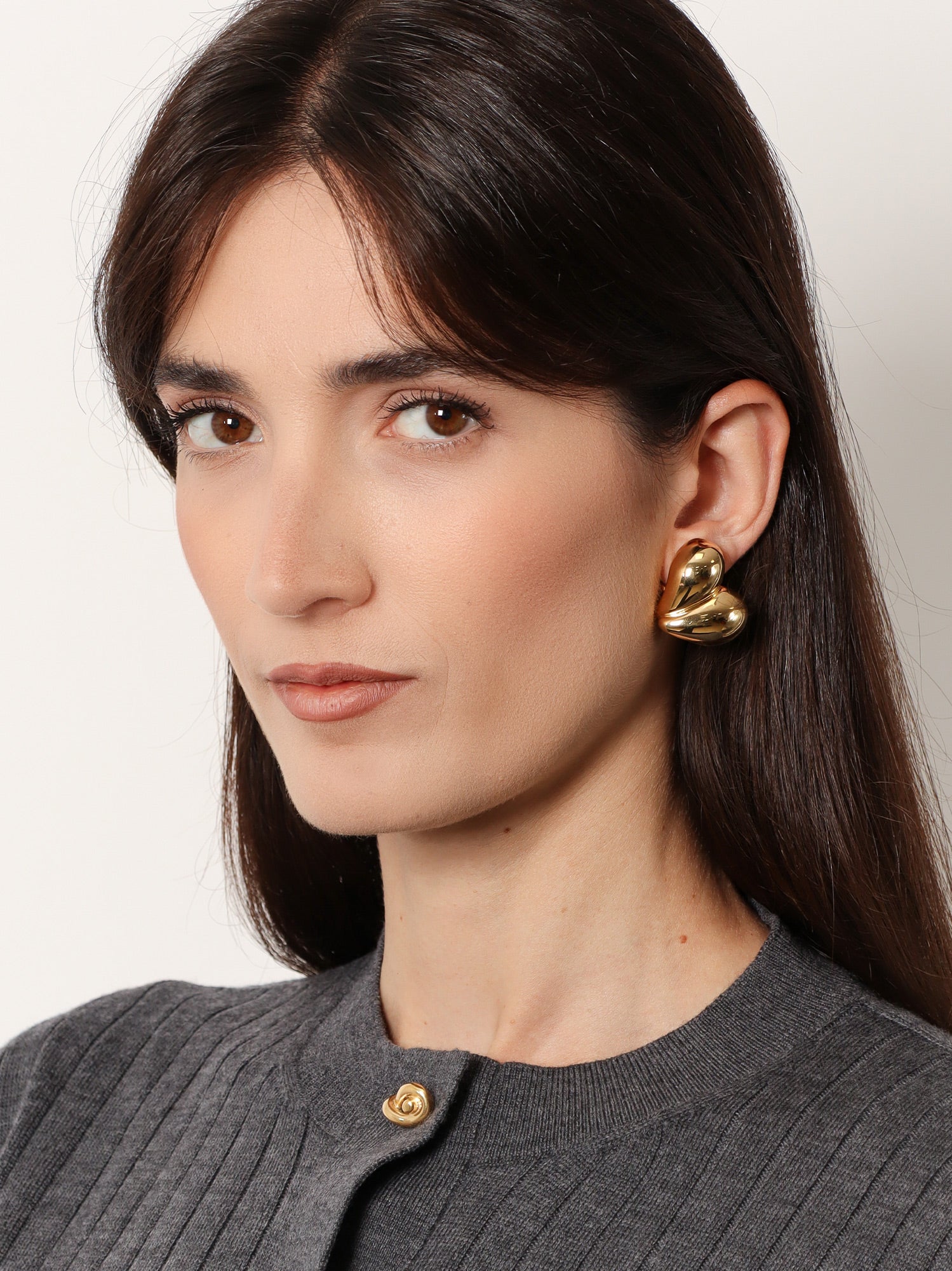 Bottega Veneta Silver Earrings