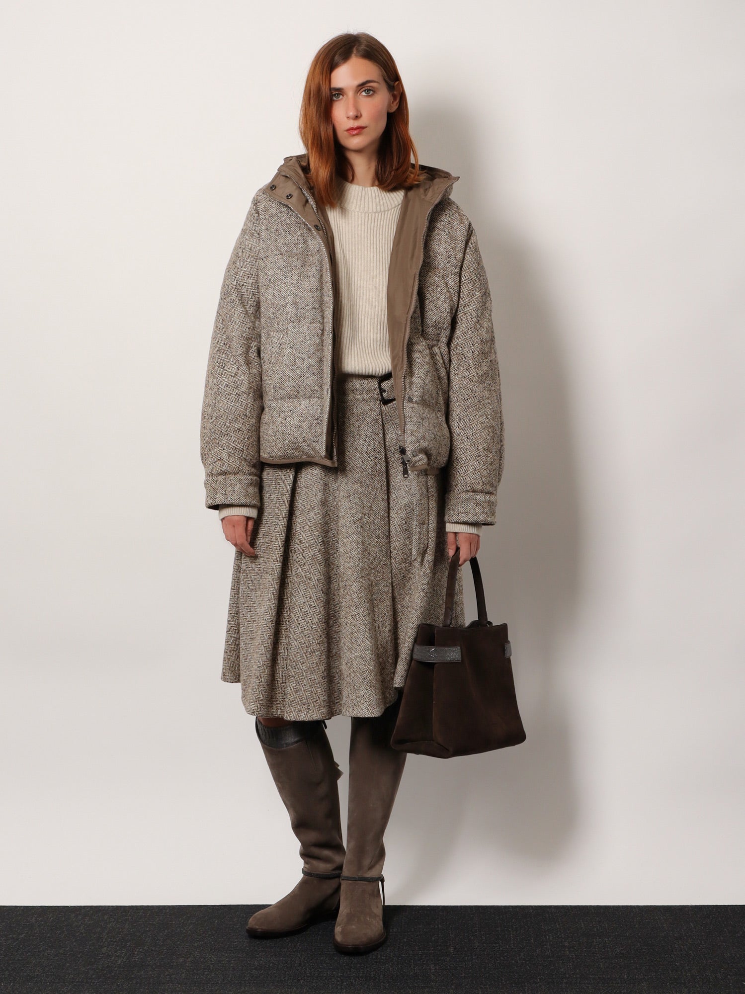 Brunello Cucinelli Cashmere Sweater With Removable Cuffs