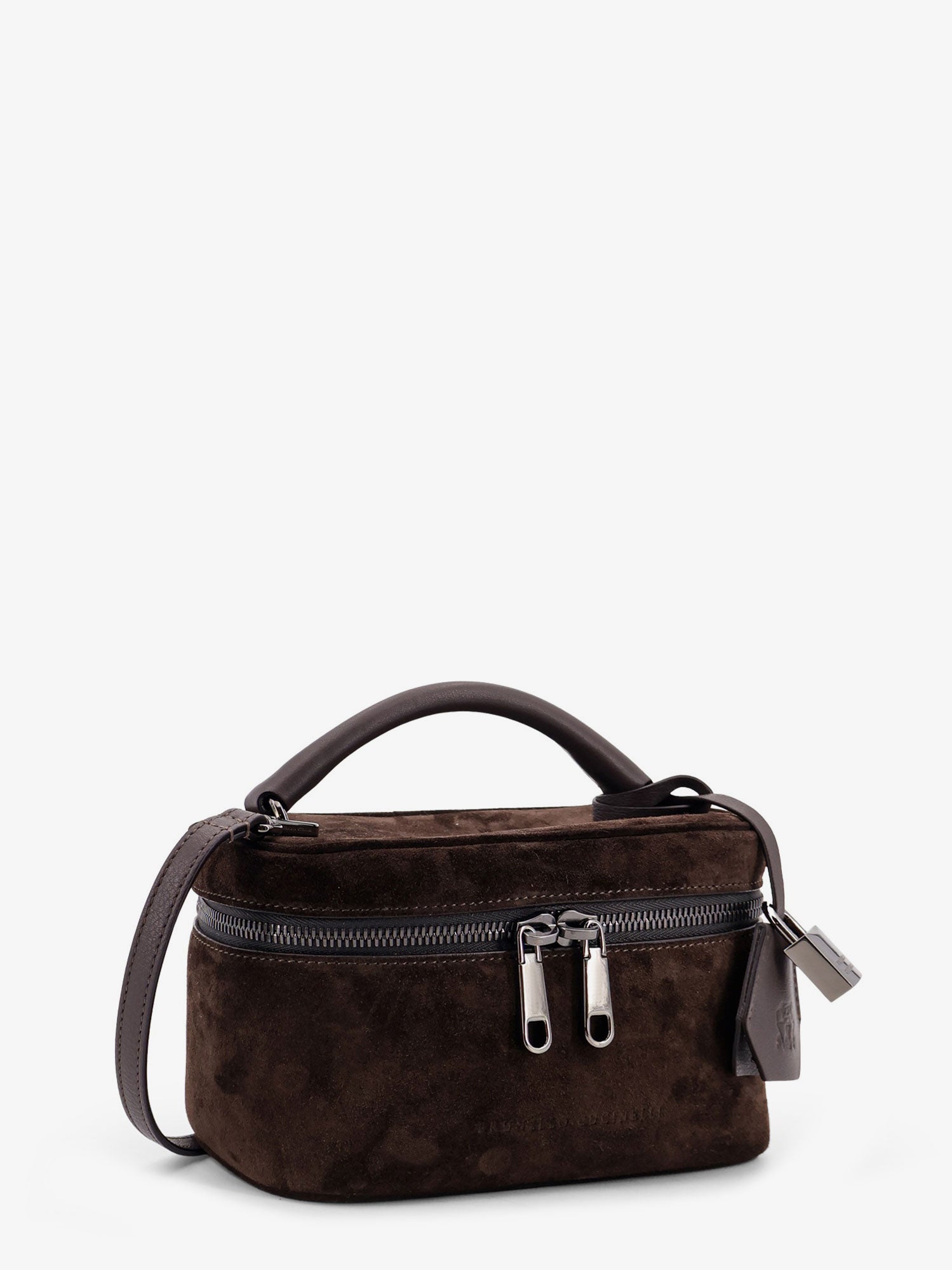 Brunello Cucinelli Suede Shoulder Bag