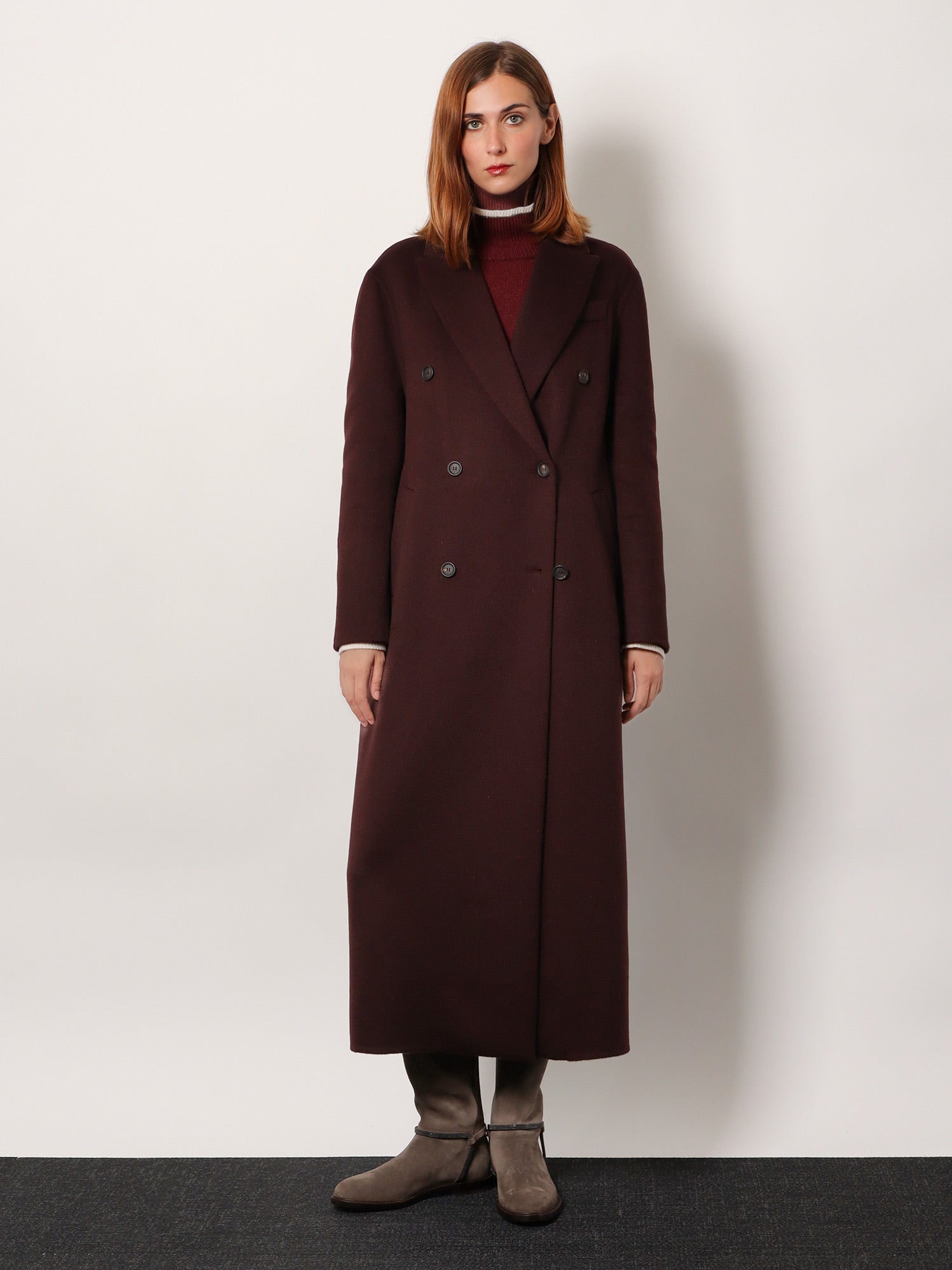 Brunello Cucinelli Double-breasted Cashmere Coat
