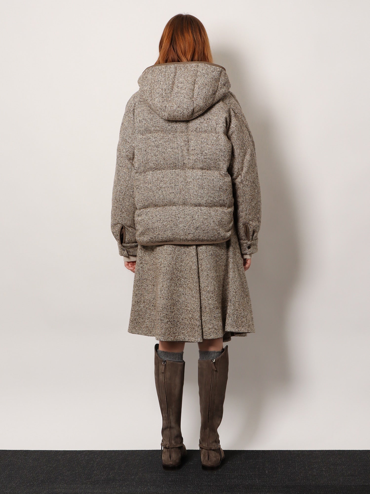 Brunello Cucinelli Reversible Wool And Silk Down Jacket