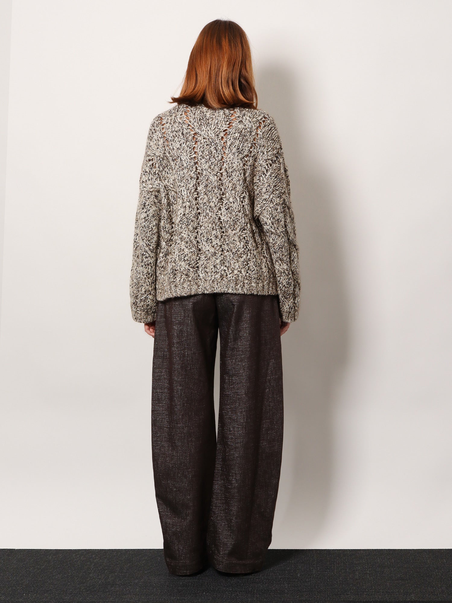 Brunello Cucinelli Wool And Cashmere Turtleneck Sweater With Sequins