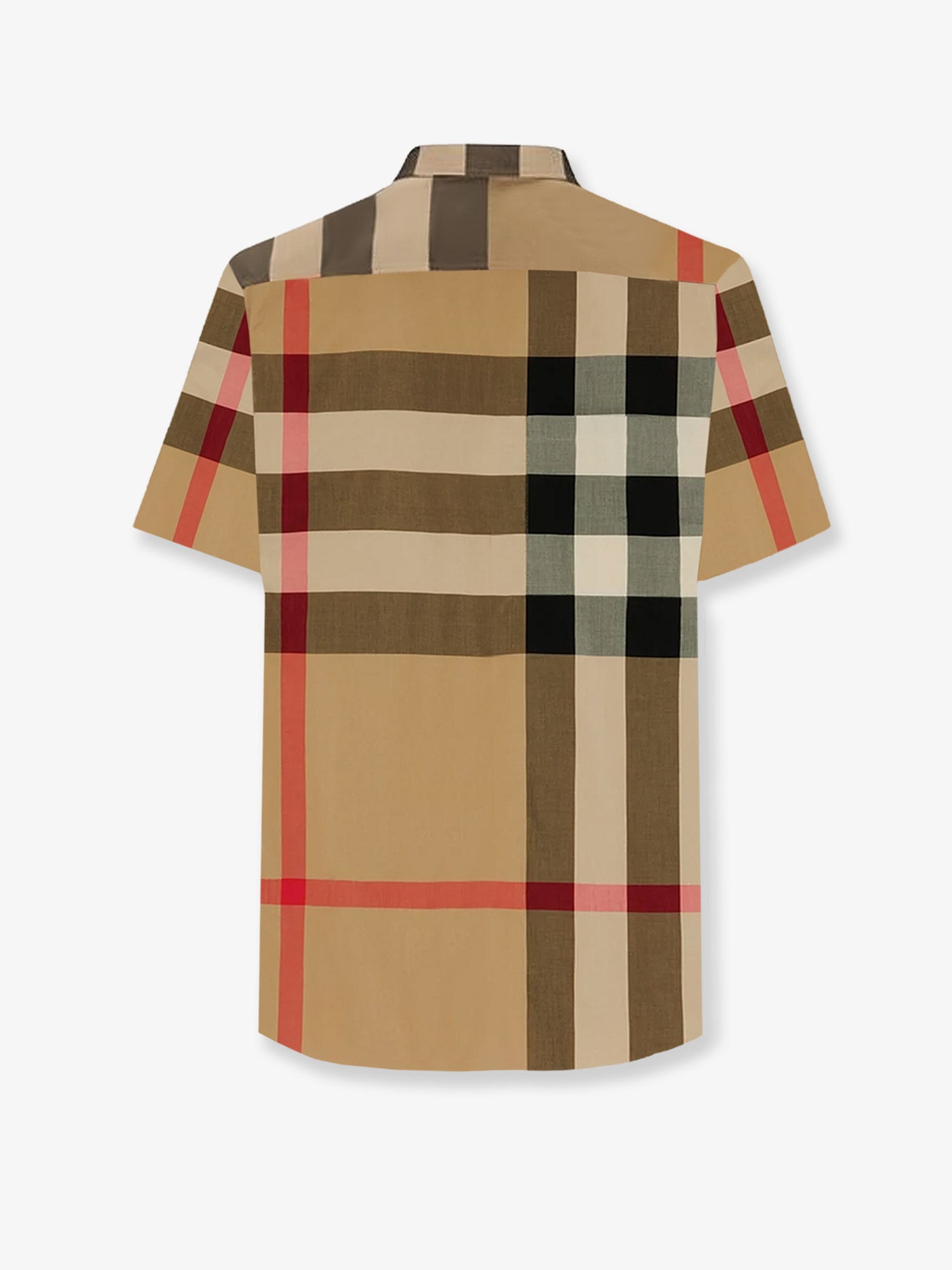 Burberry Cotton Shirt With Check Print