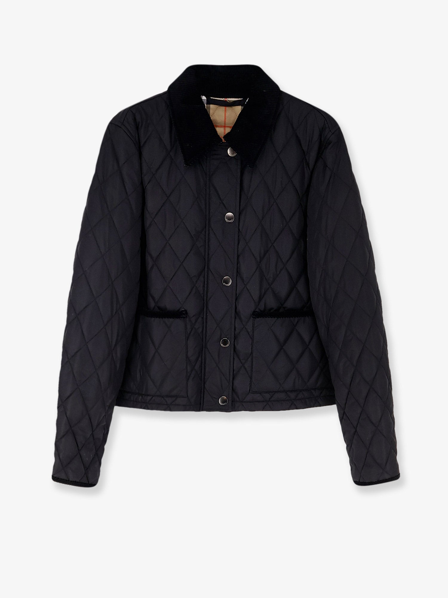 Burberry Nylon Jacket With Stitching