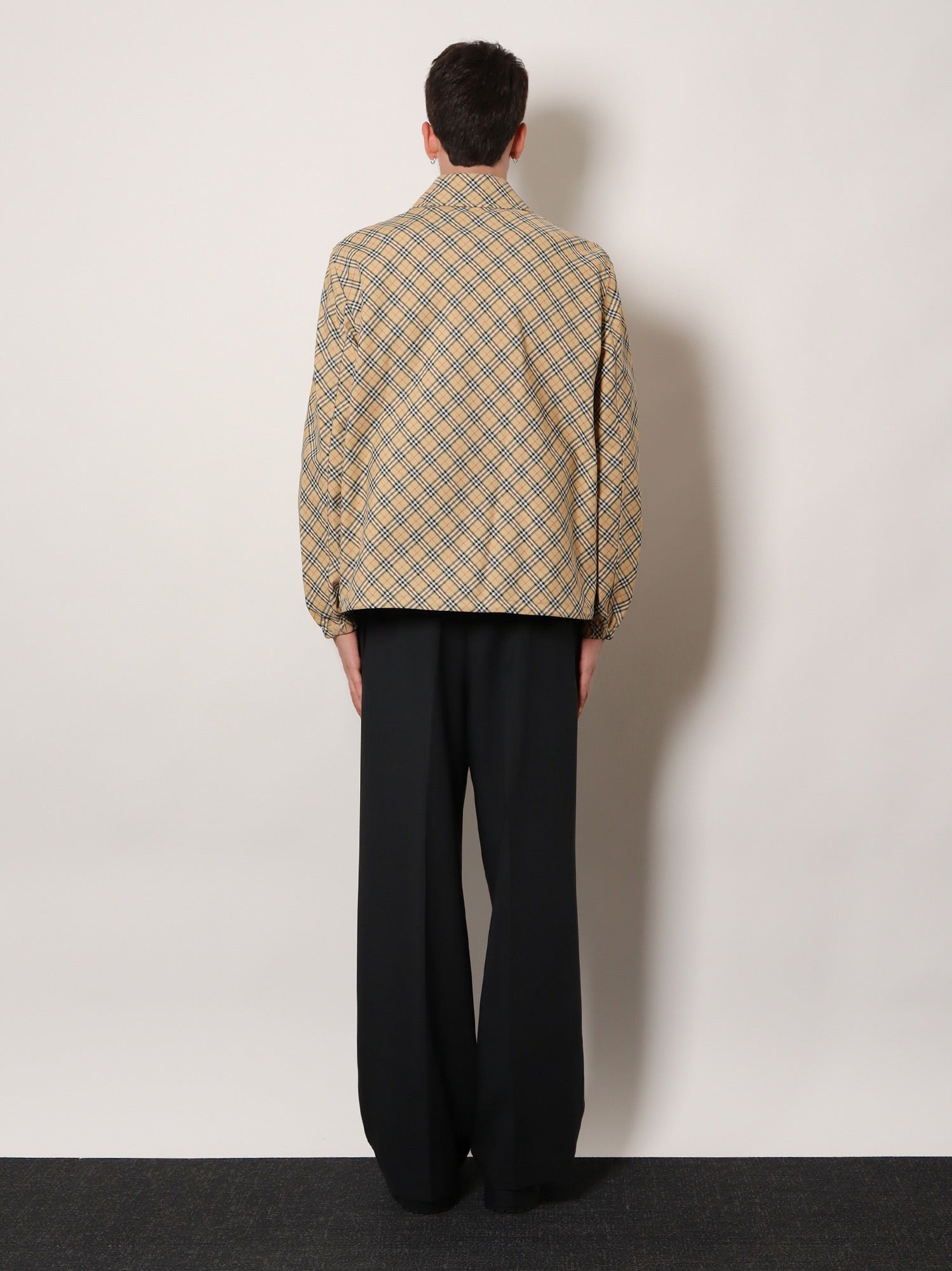 Burberry Slindon Jacket With Iconic Check Motif