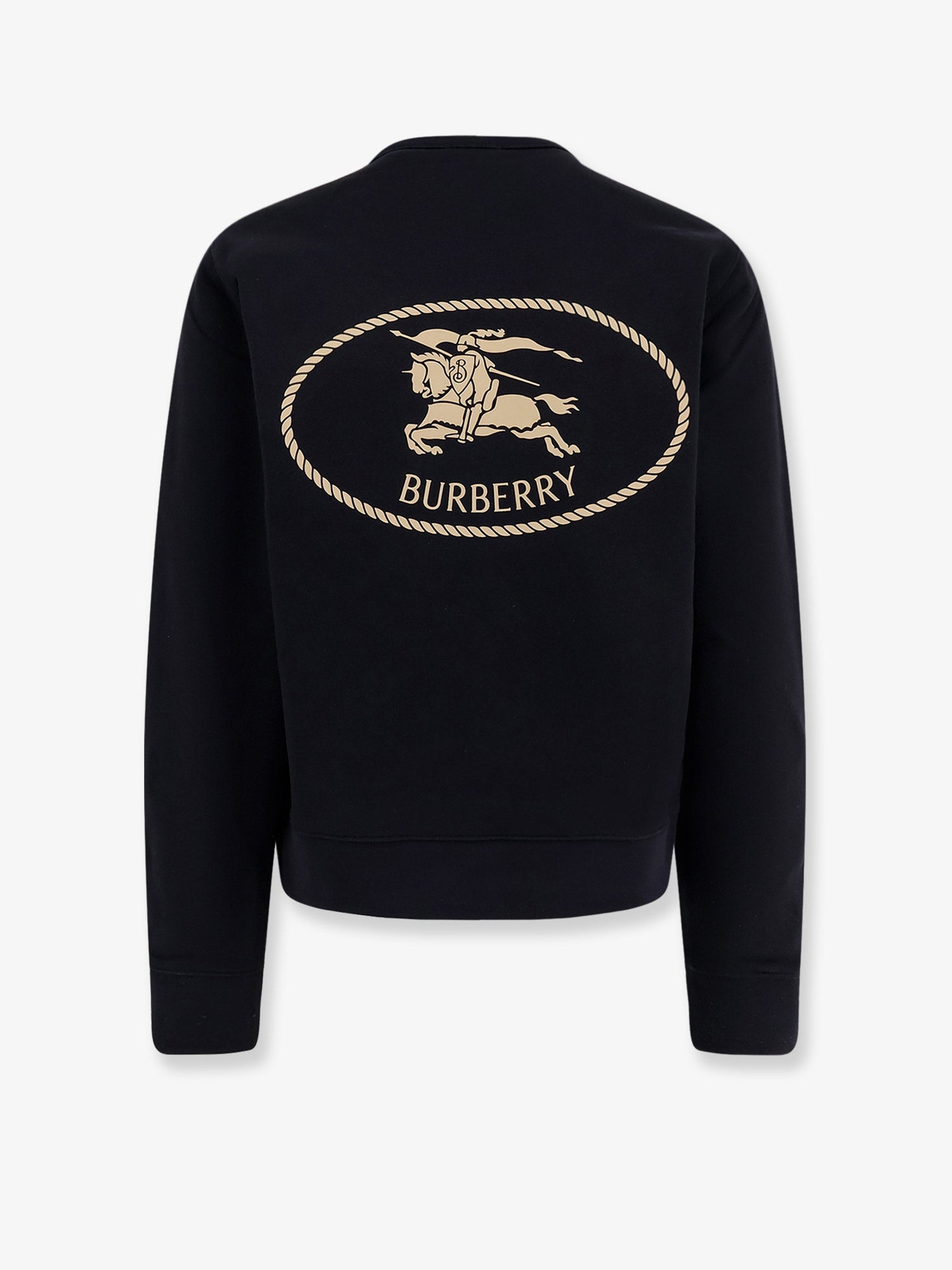 Burberry Cotton Sweatshirt With Logo Embroidery