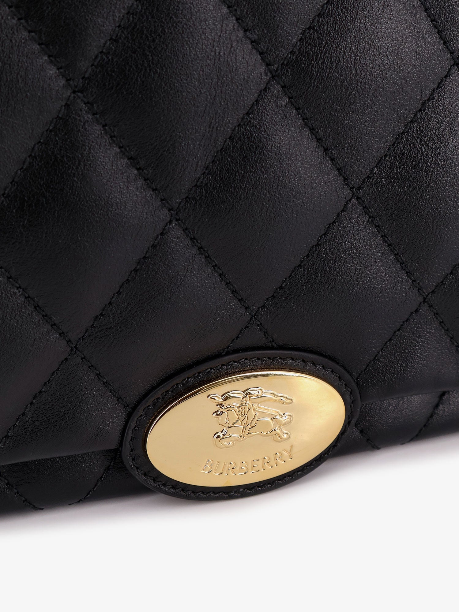 Burberry Matelassé Leather Shoulder Bag