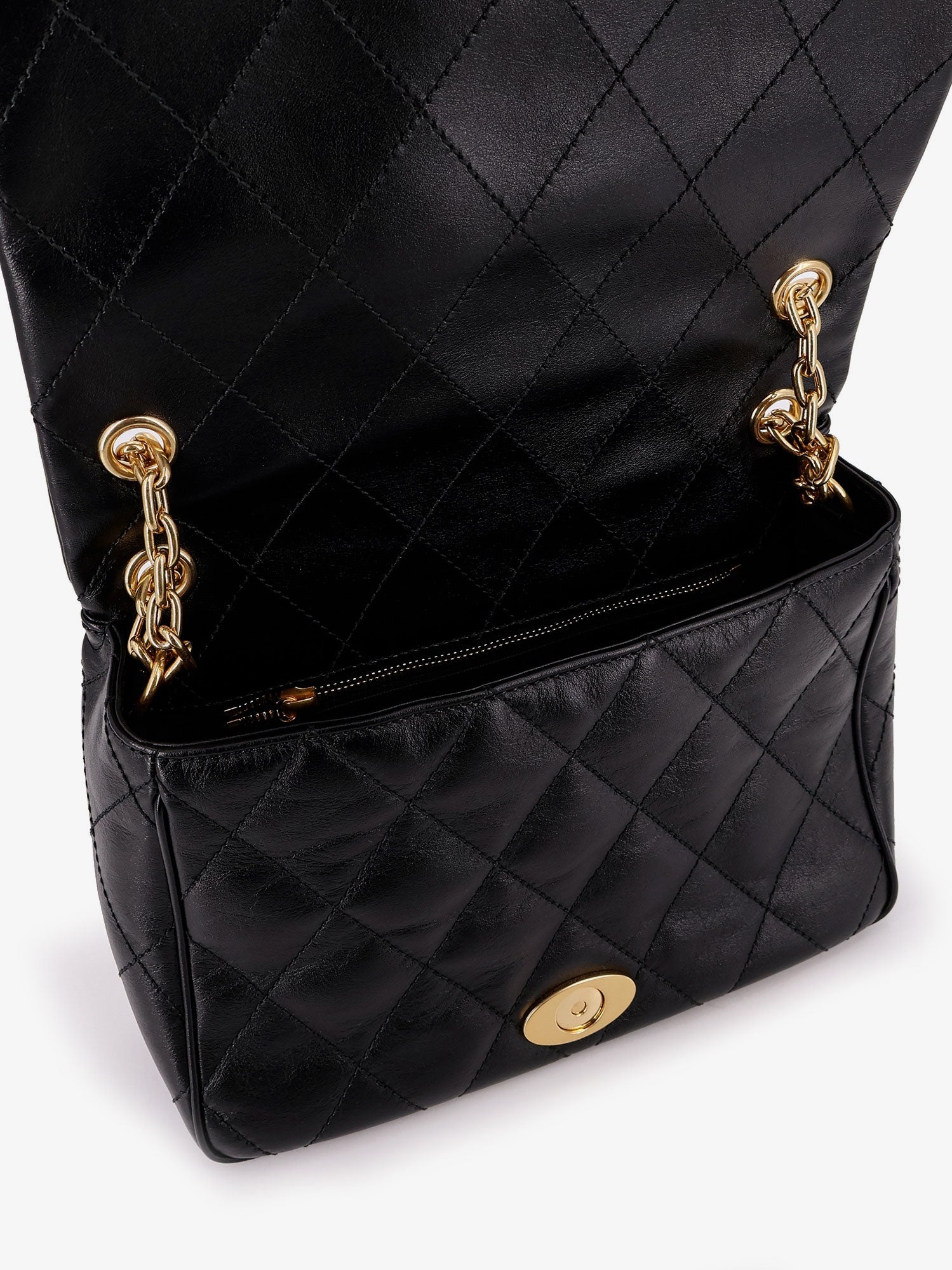 Burberry Matelassé Leather Shoulder Bag