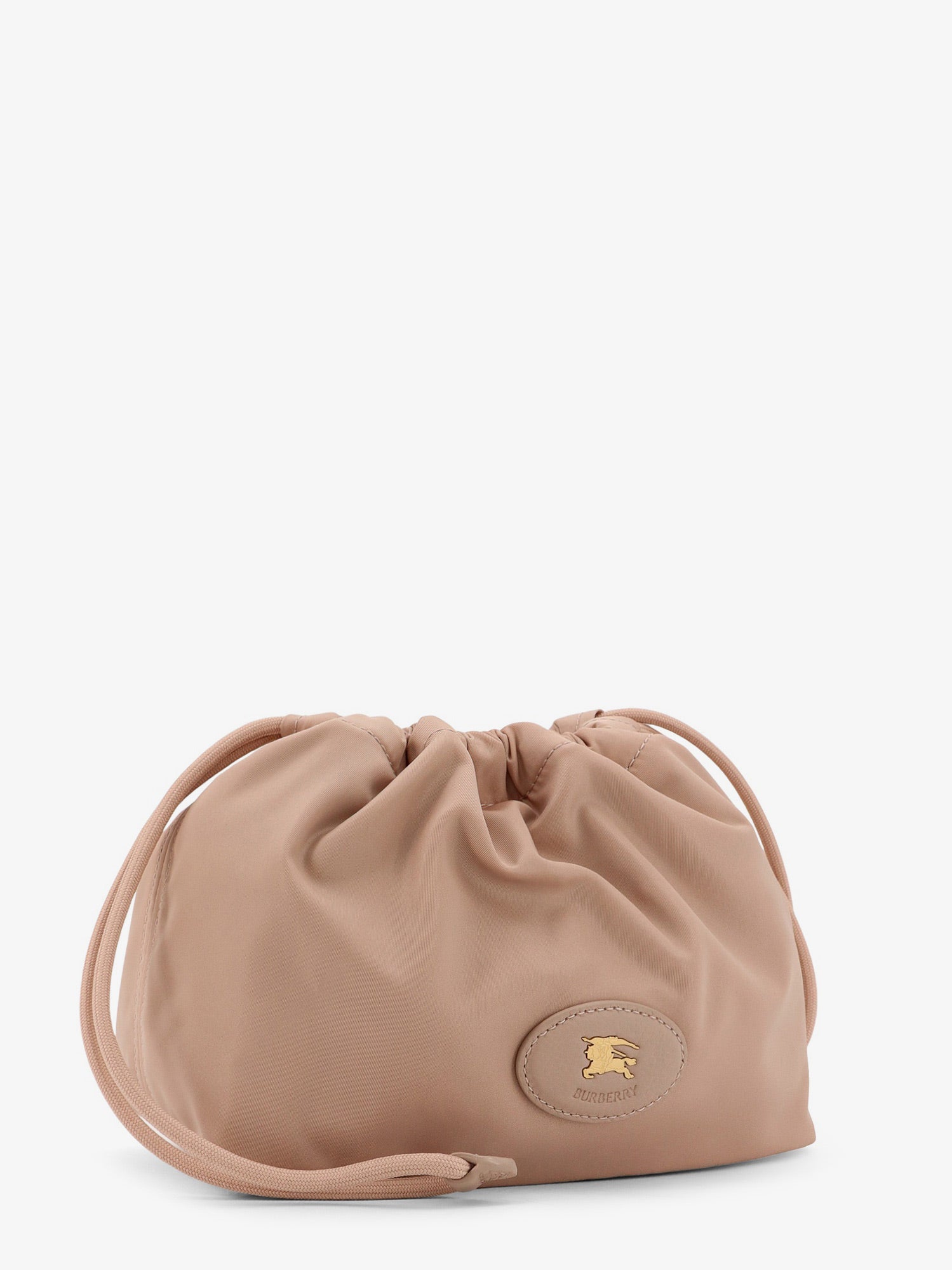 Burberry Horseshoe Drawstring Clutch Bag