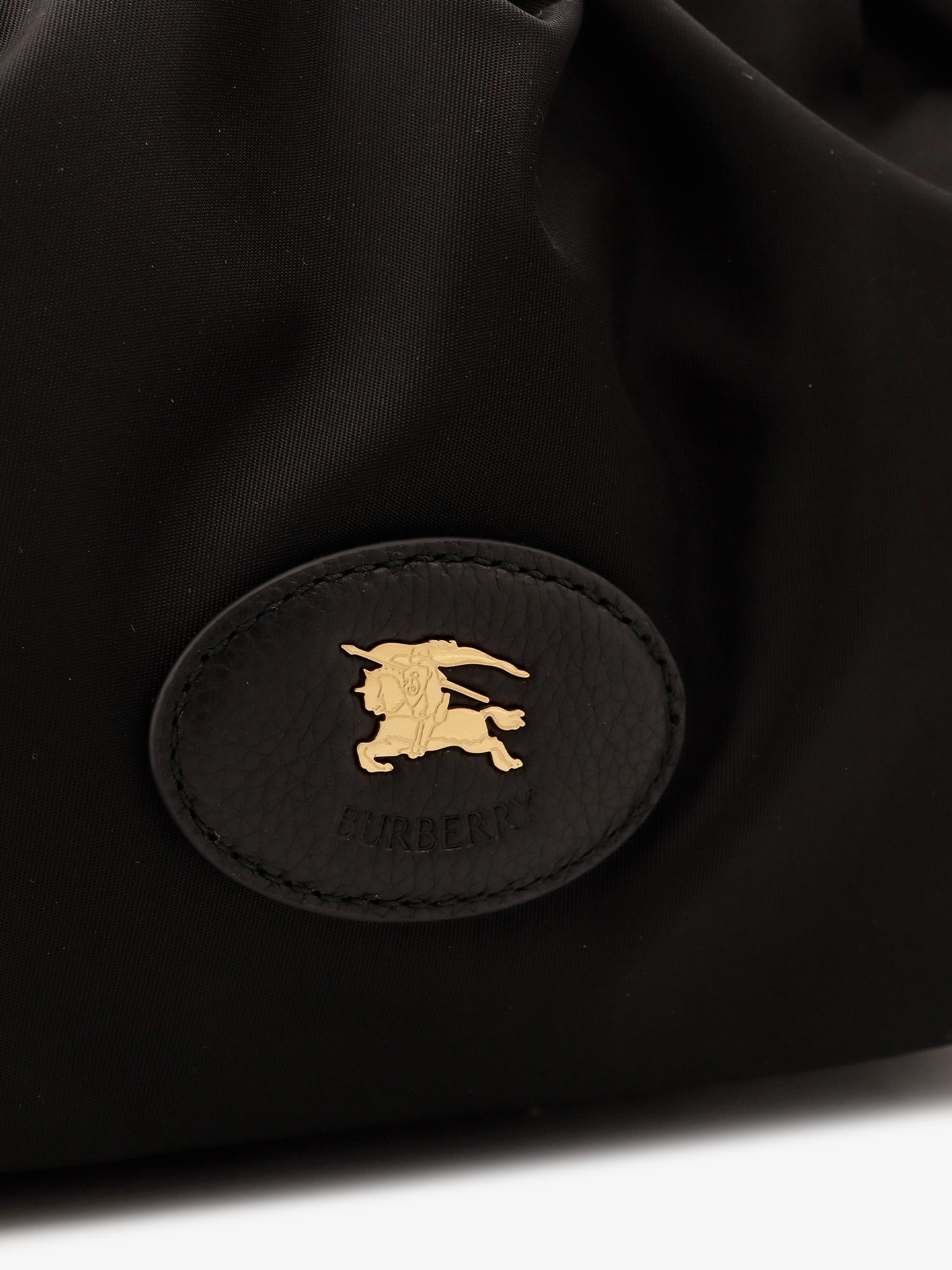 Burberry Horseshoe Drawstring Clutch Bag