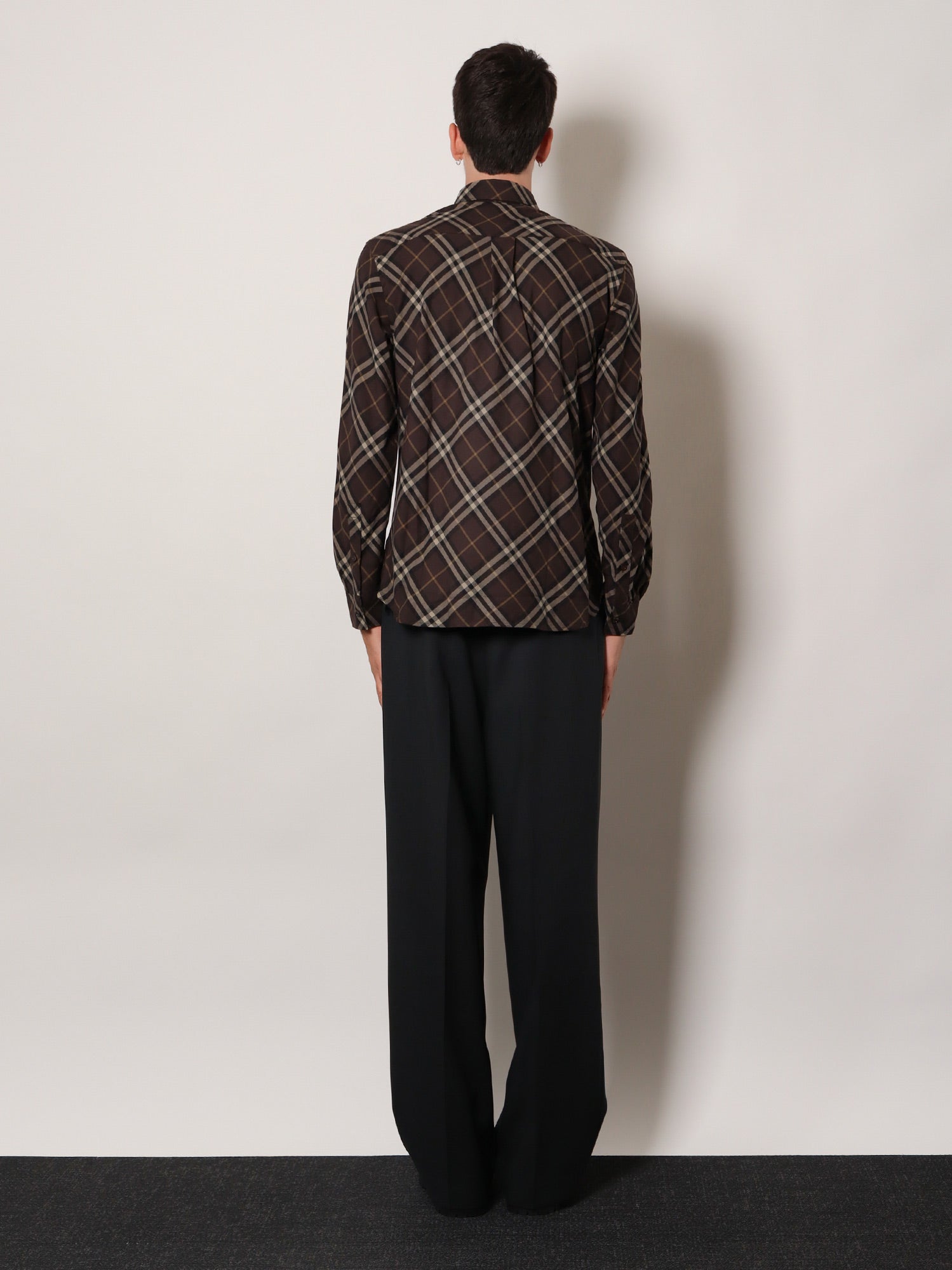 Burberry Cotton Shirt With Check Motif