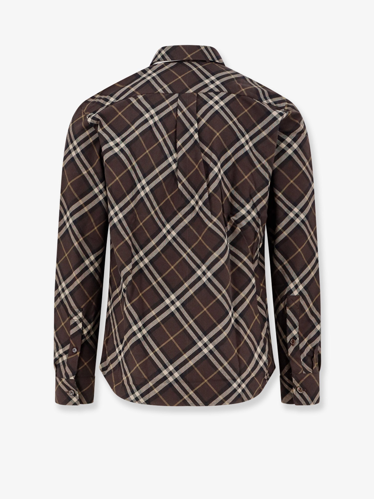 Burberry Cotton Shirt With Check Motif