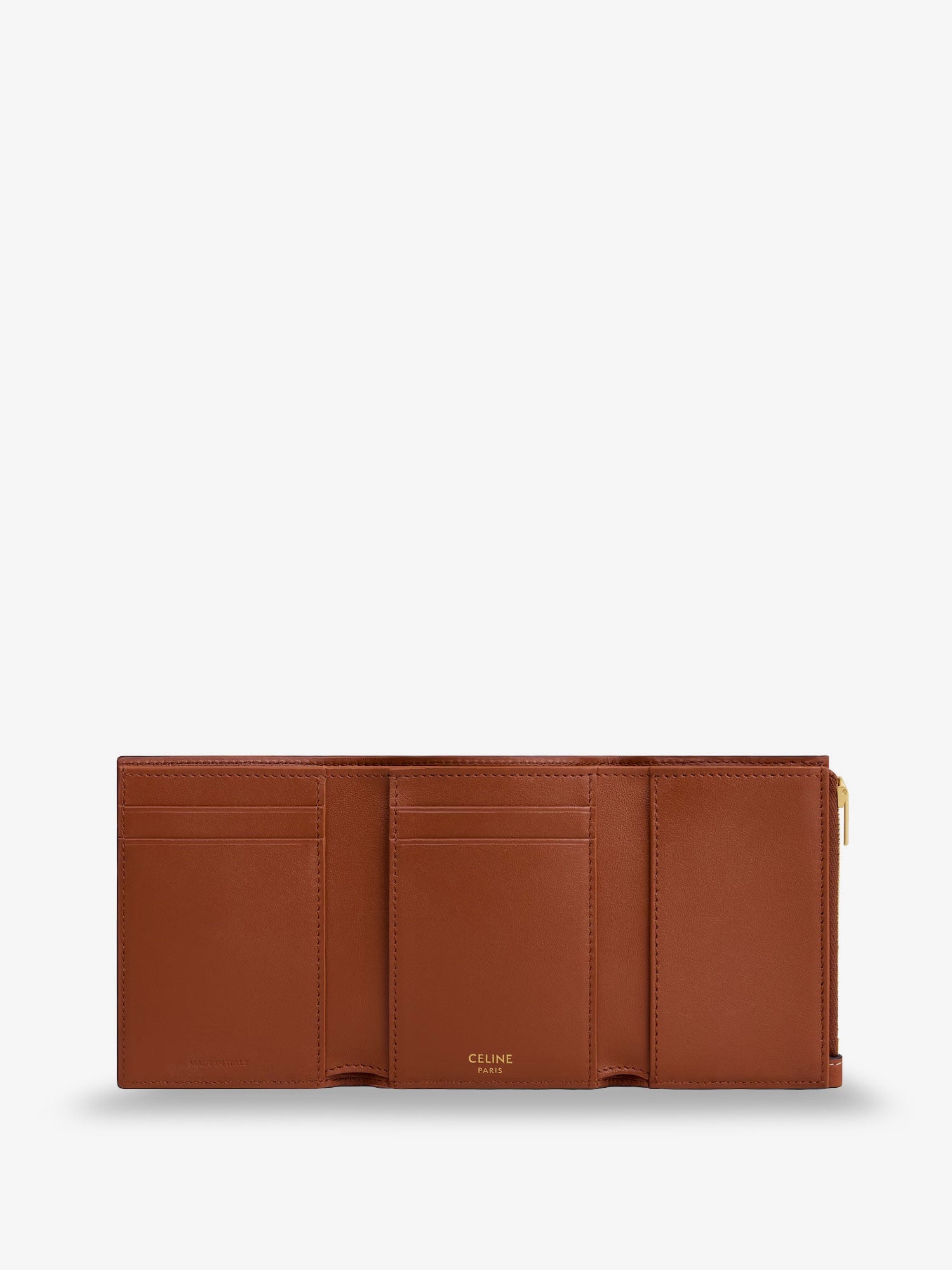 Celine Leather Trifold Wallet