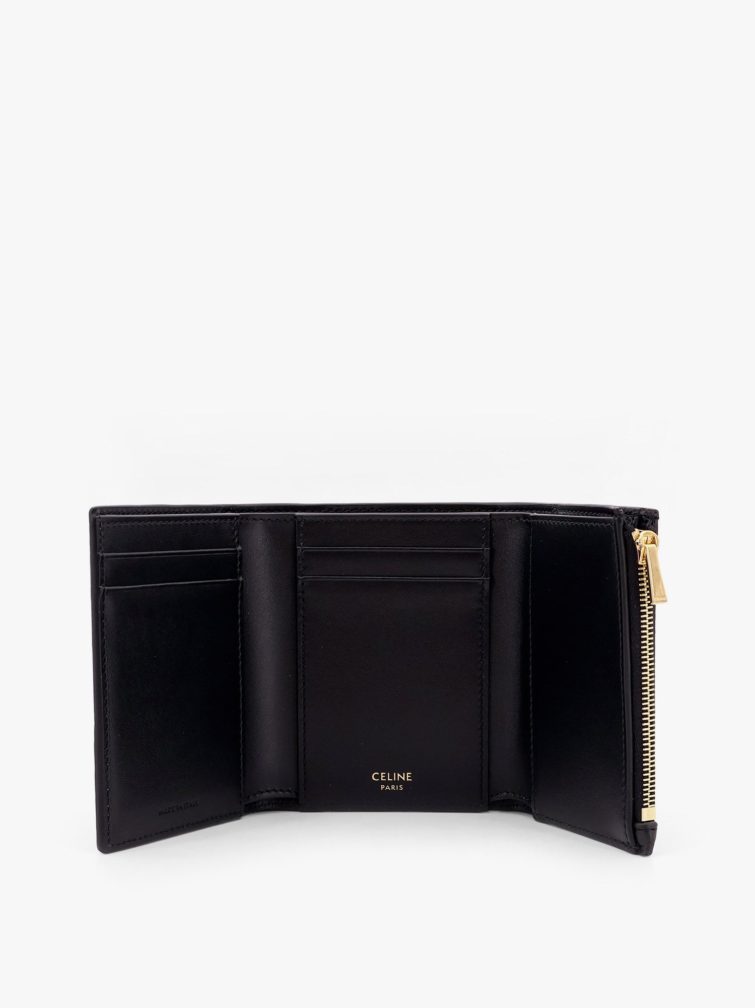 Celine Trifold Leather Wallet