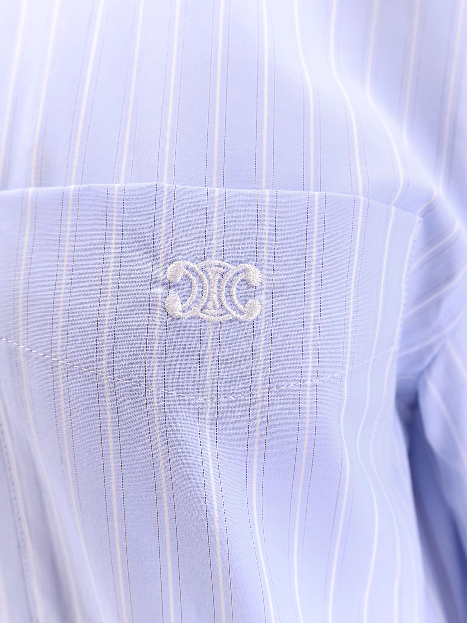 Celine Striped Cotton Shirt