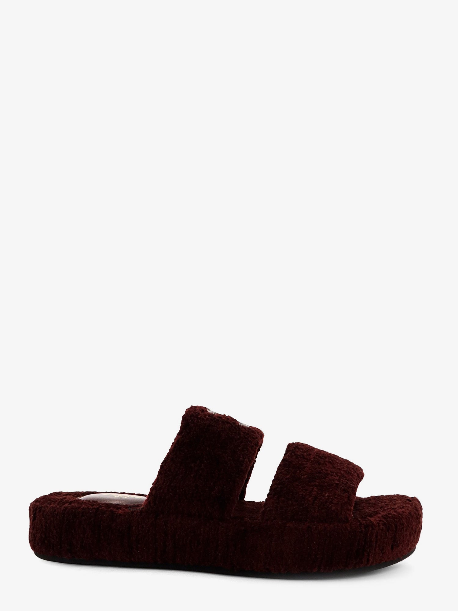 Celine Triomphe Fur Shearling Slides
