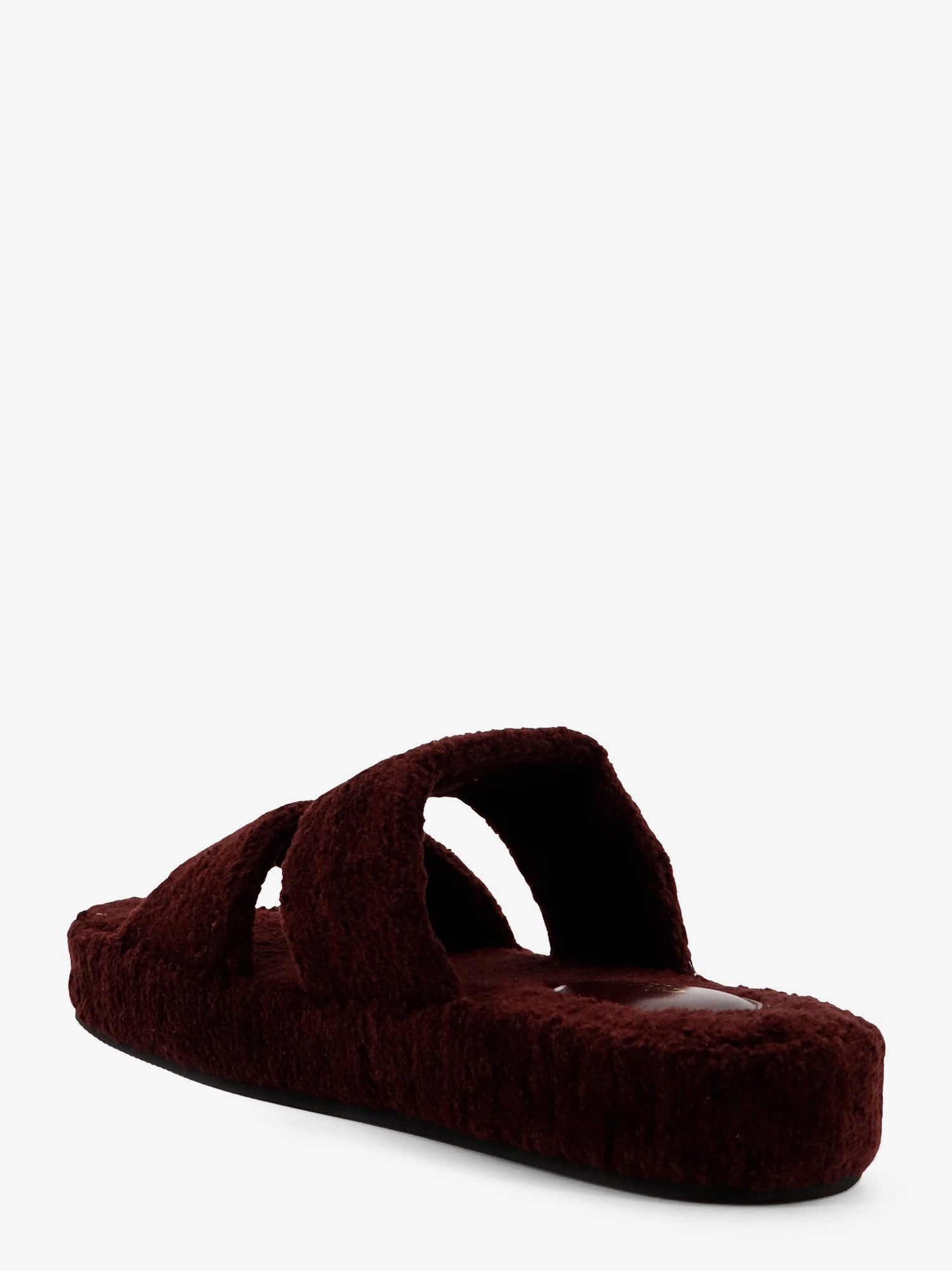 Celine Triomphe Fur Shearling Slides