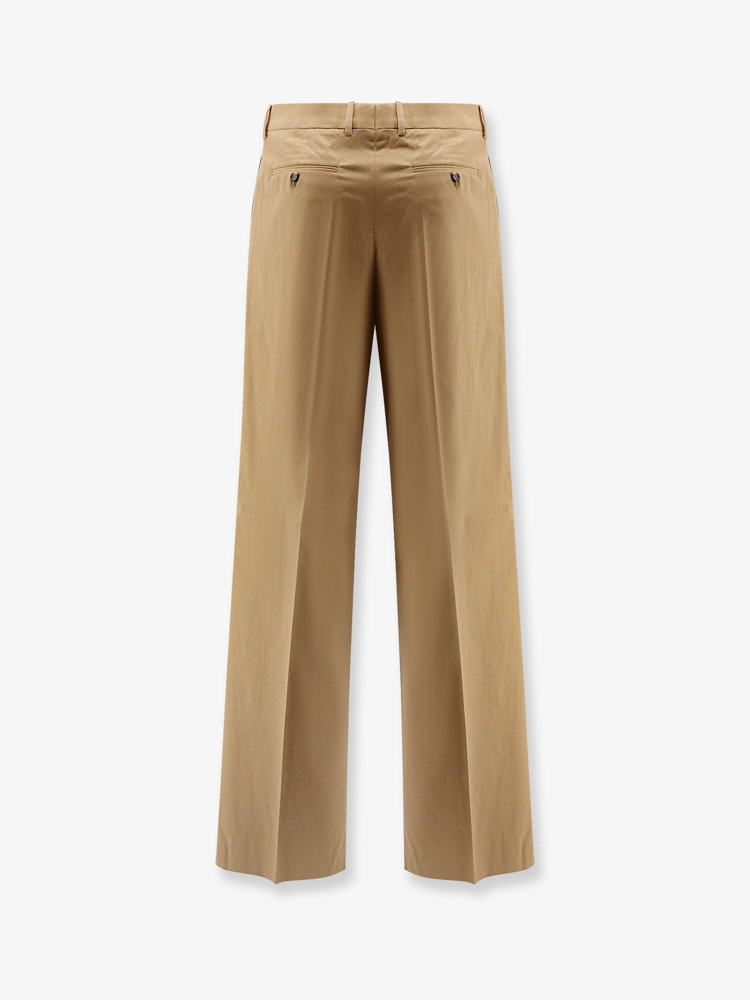 Celine Pleated Cotton Trousers