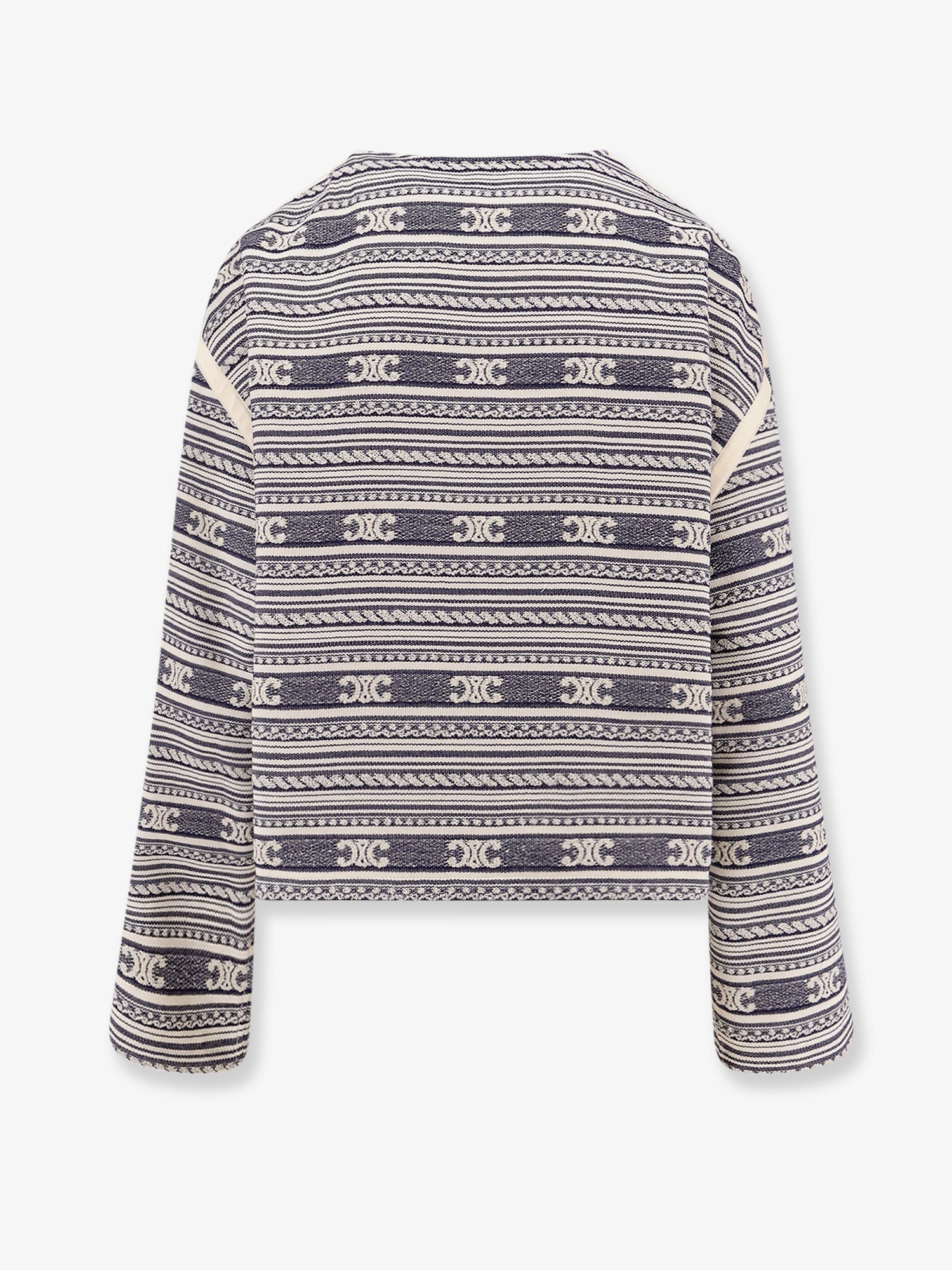 Celine Wool Blend Blazer With Triomphe Motif