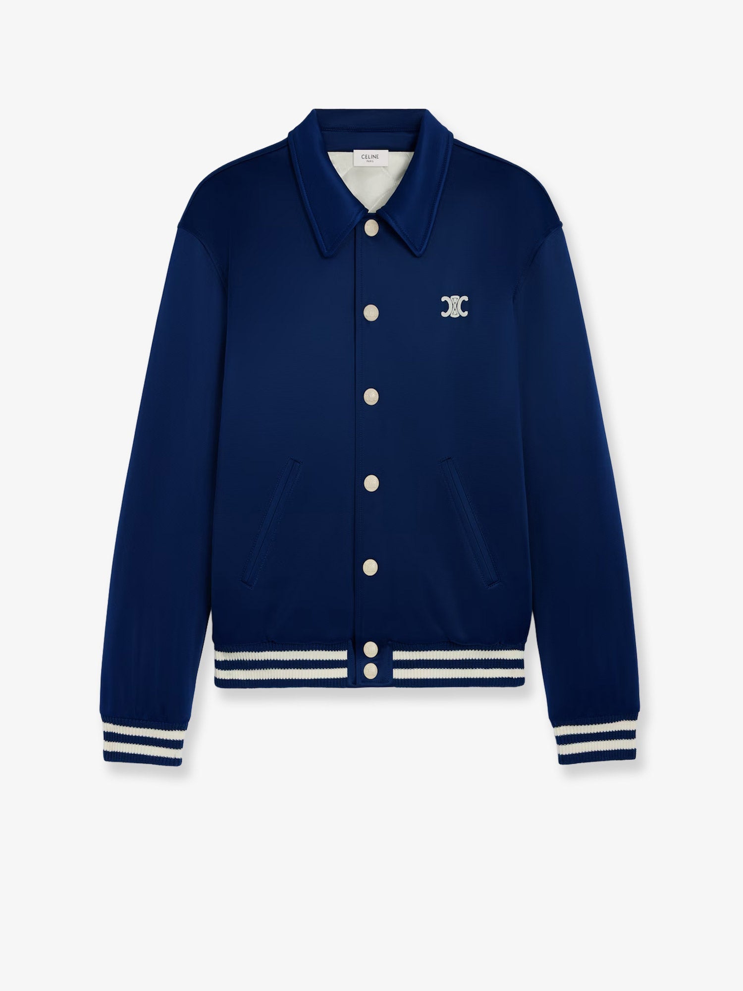 Celine Teddy Padded Nylon Bomber