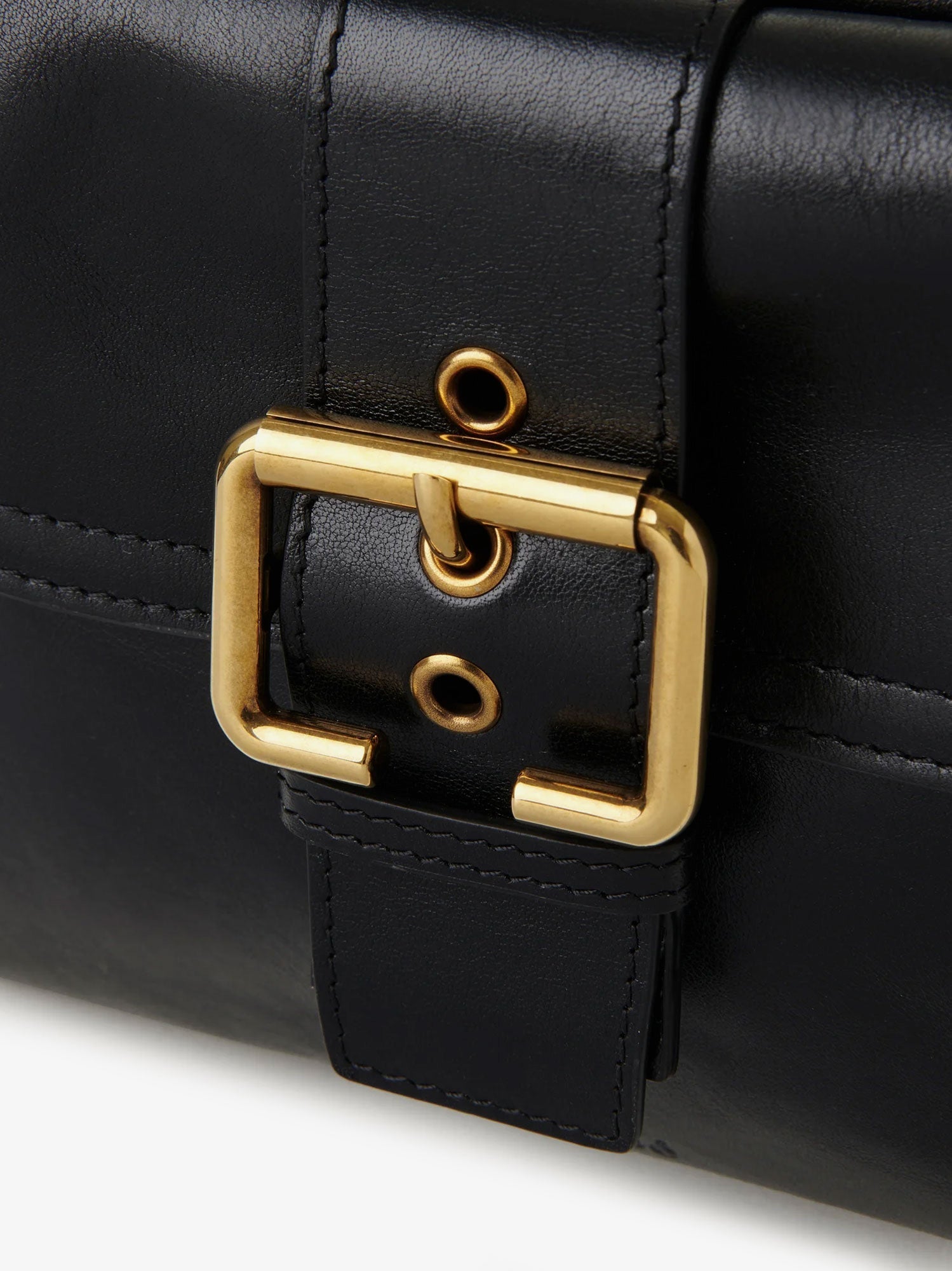 Chloé Carry Shiny Buffalo Leather Shoulder Bag