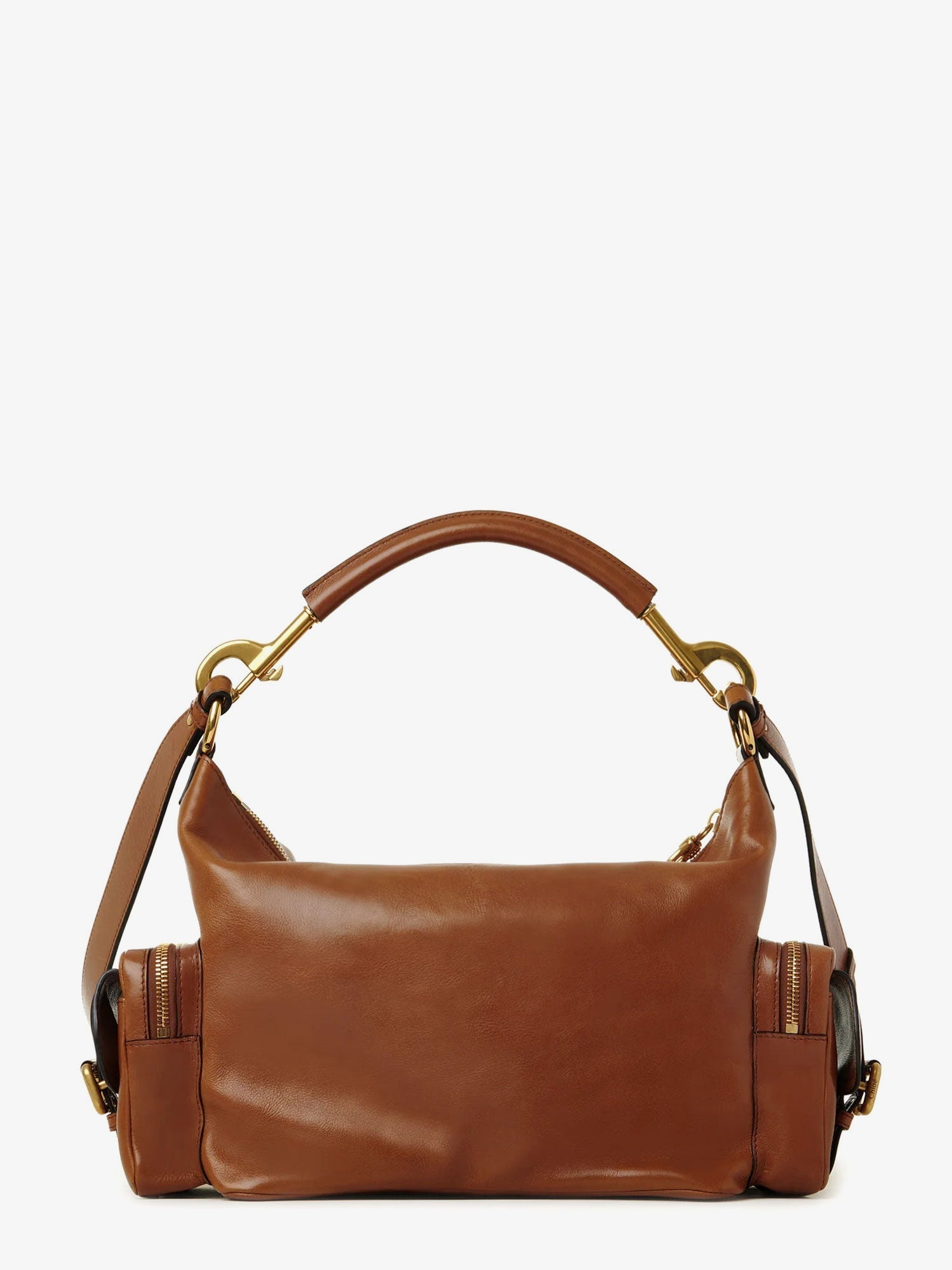 Chloé Carry Shiny Buffalo Leather Shoulder Bag