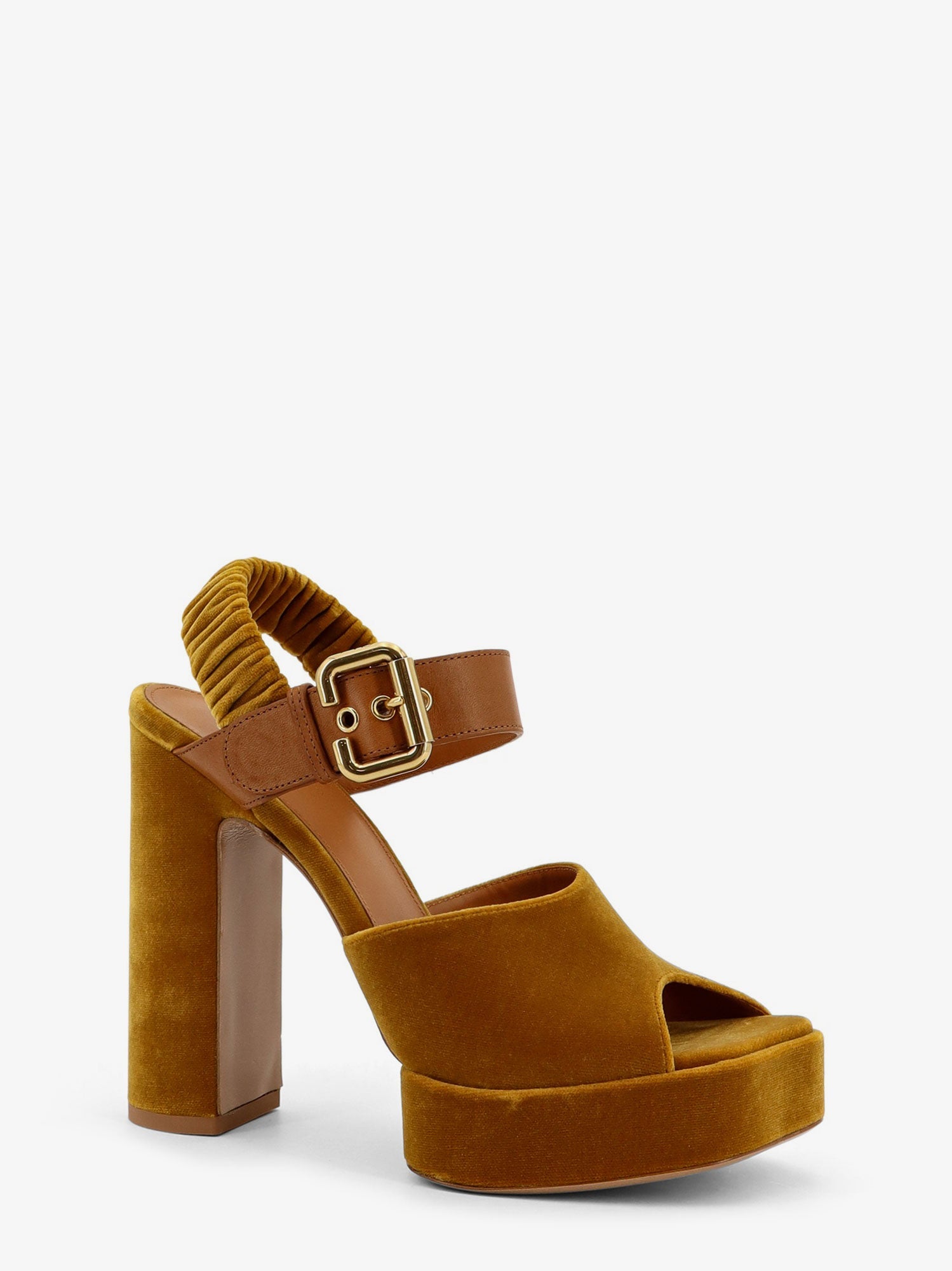 Chloé Aria Velvet Sandals