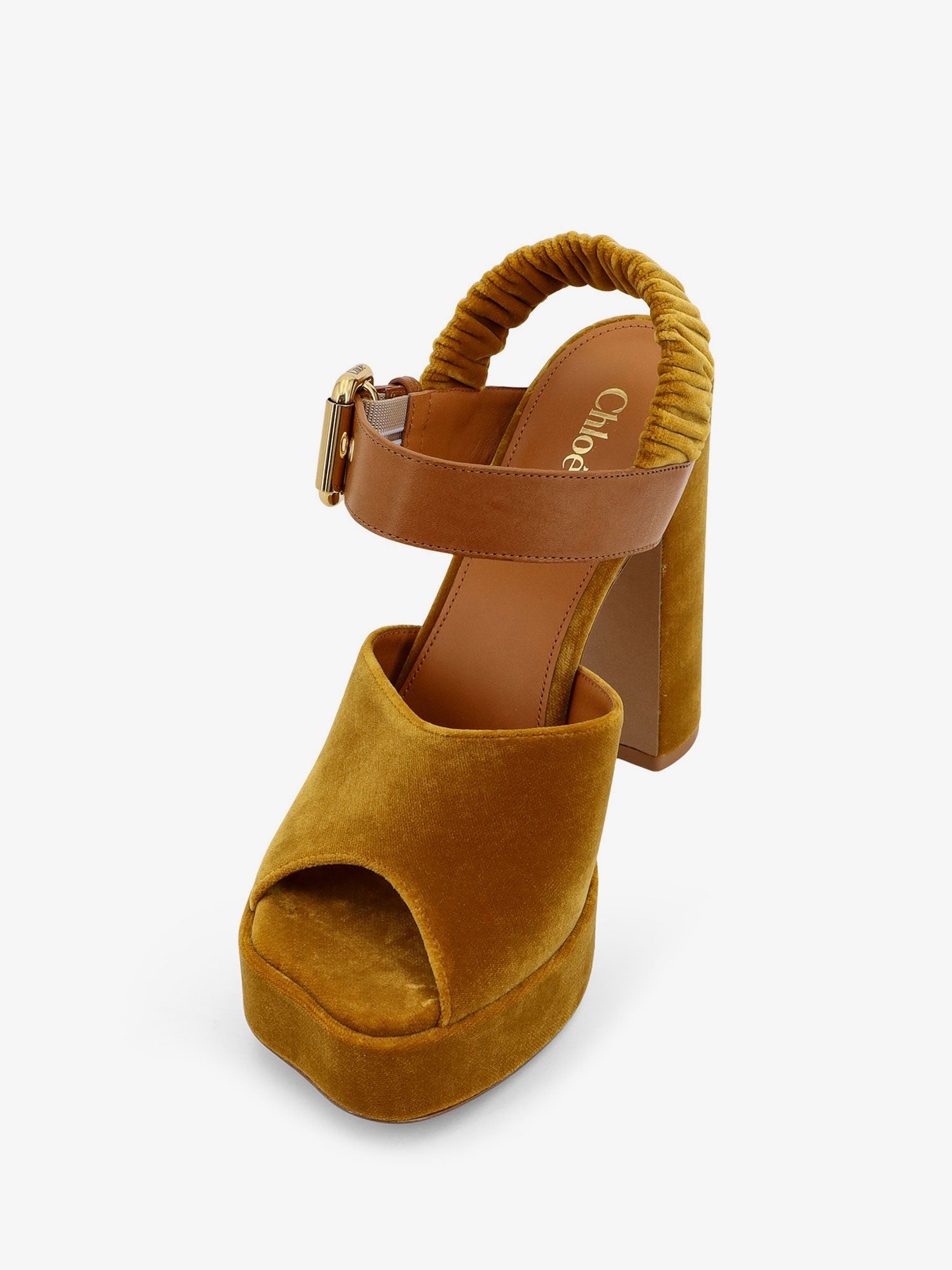 Chloé Aria Velvet Sandals