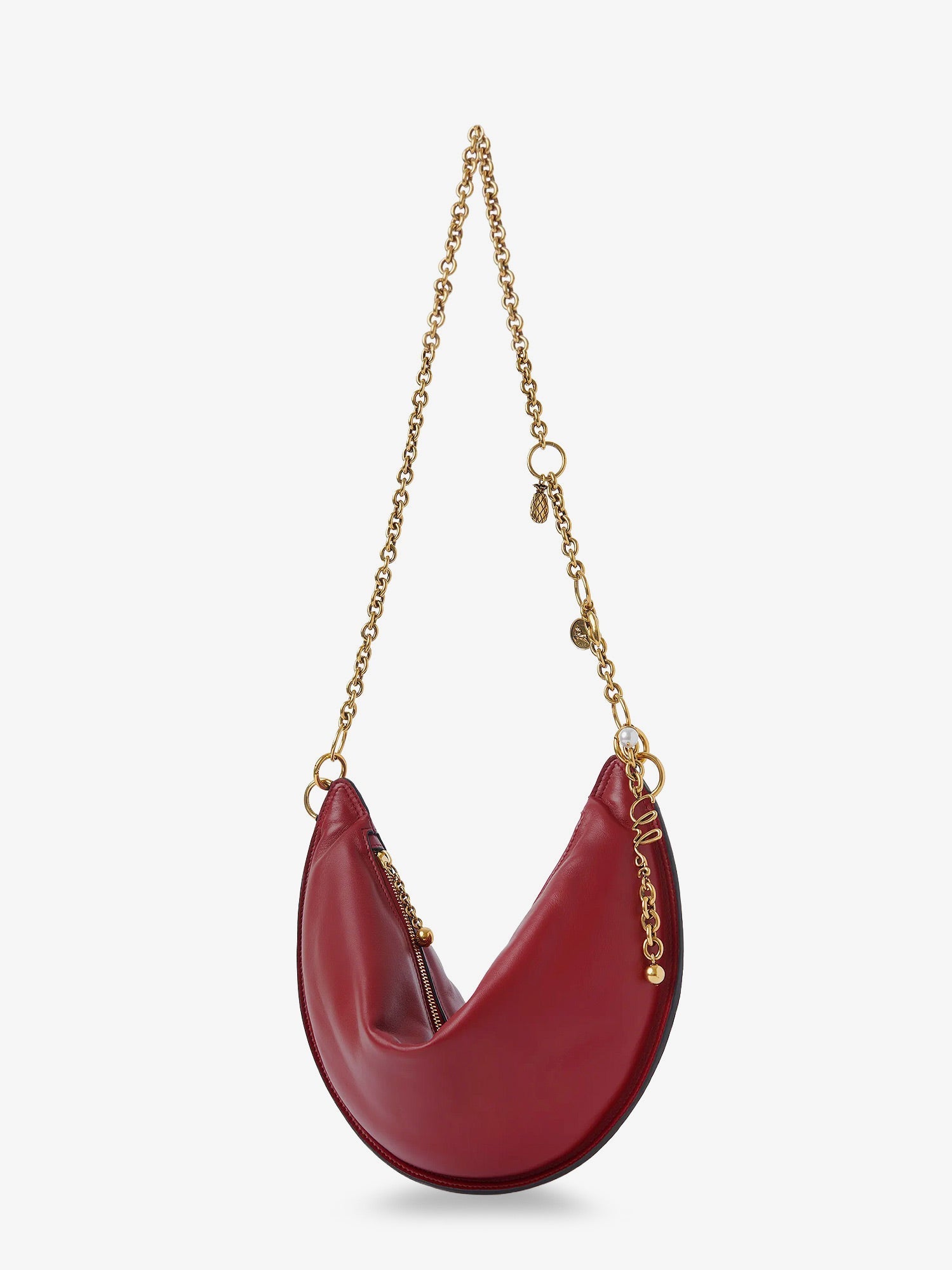 Chloé Halfmoon Leather Shoulder Bag